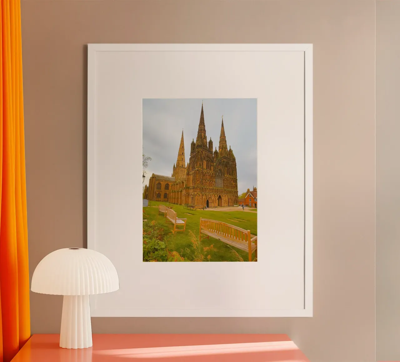 antica chiesa di fronte a un bellissimo parco carta hahnemühle da PASMING