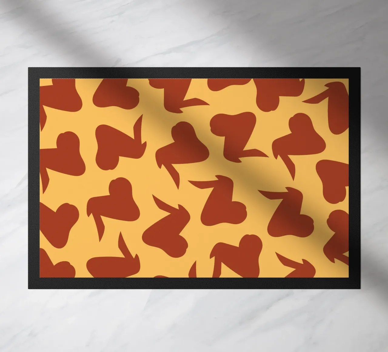 Fried chicken wings doormat by Studio Fun Boy