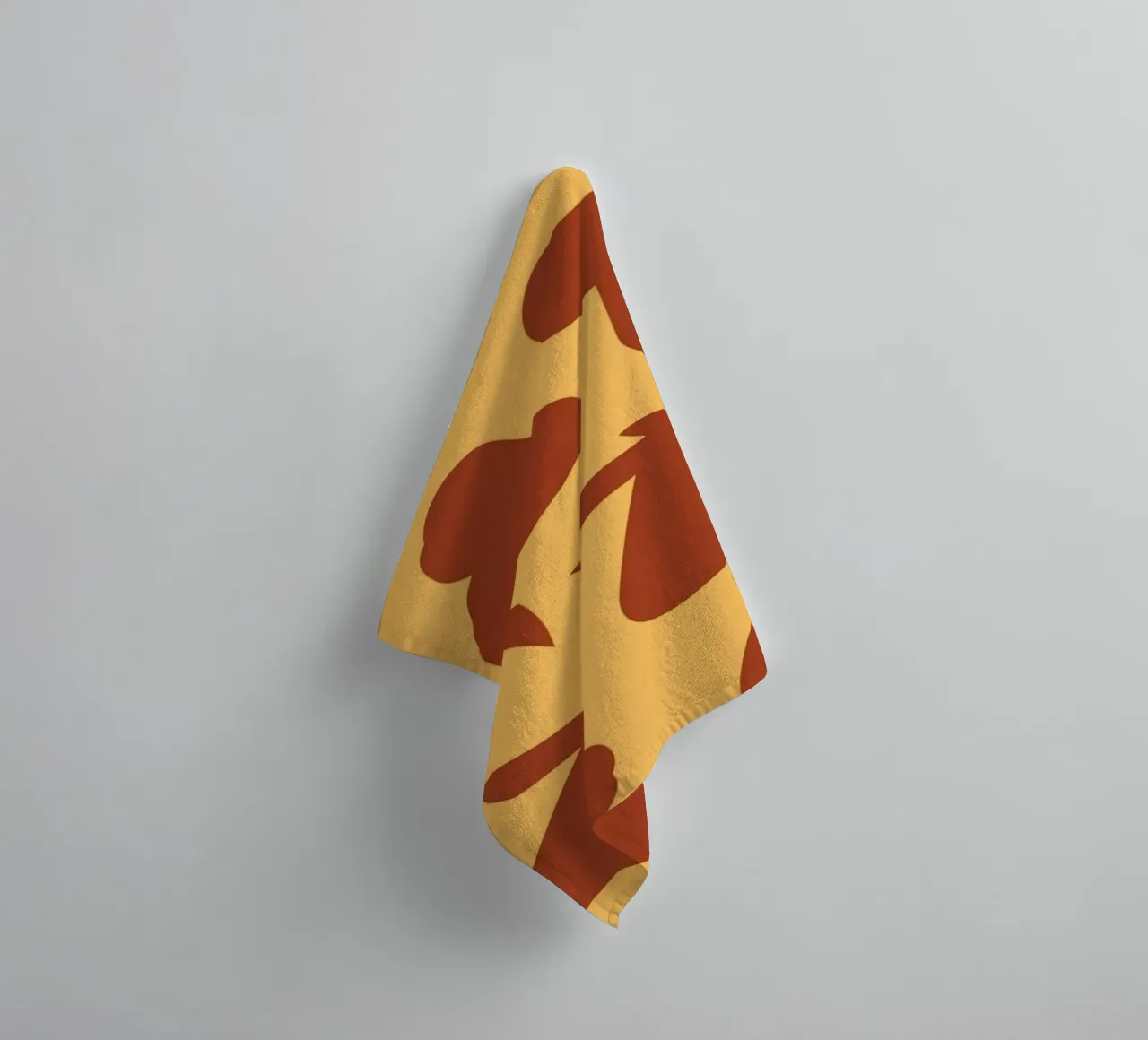 Fried chicken wings towel by Studio Fun Boy