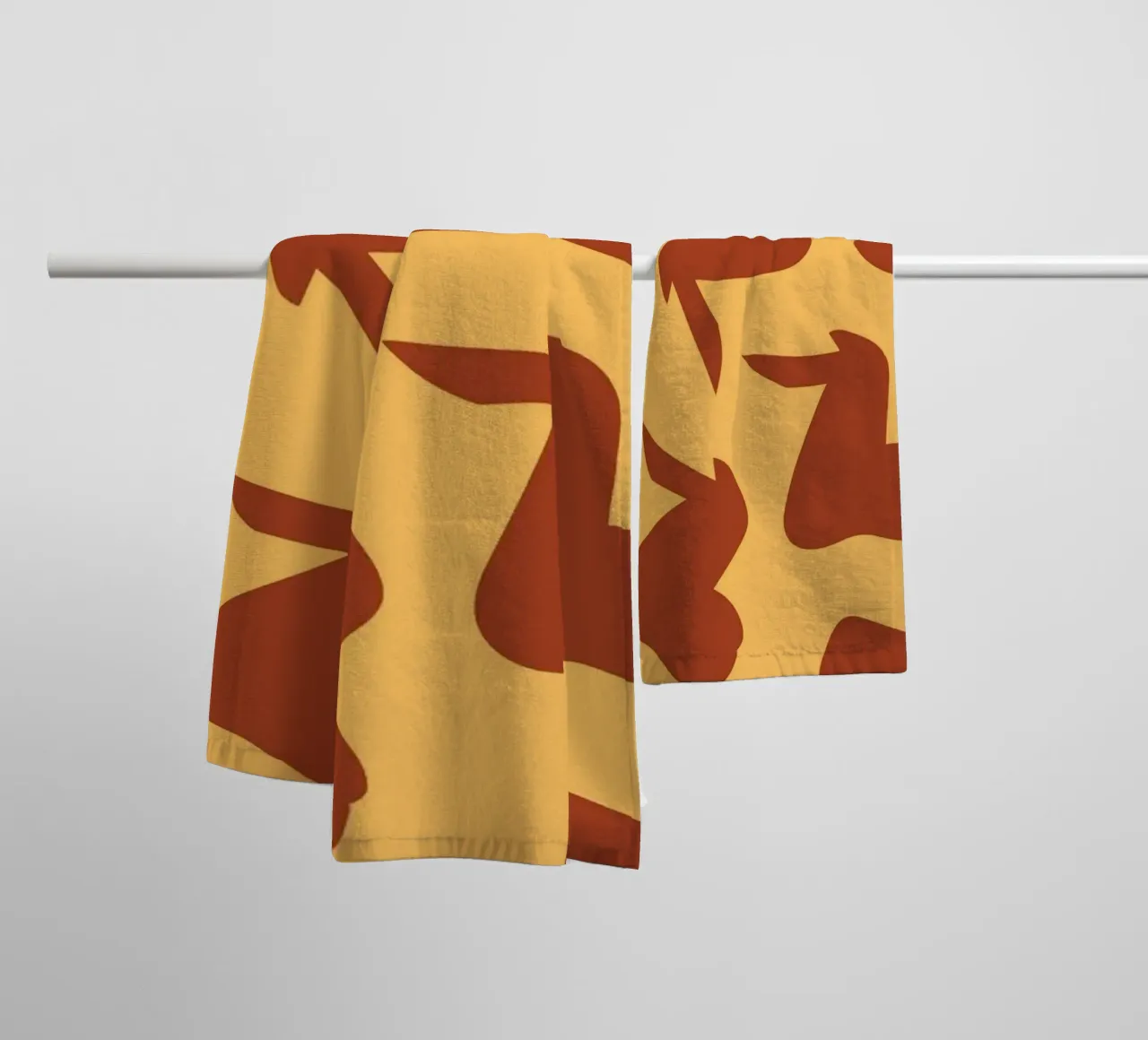 Fried chicken wings towel by Studio Fun Boy