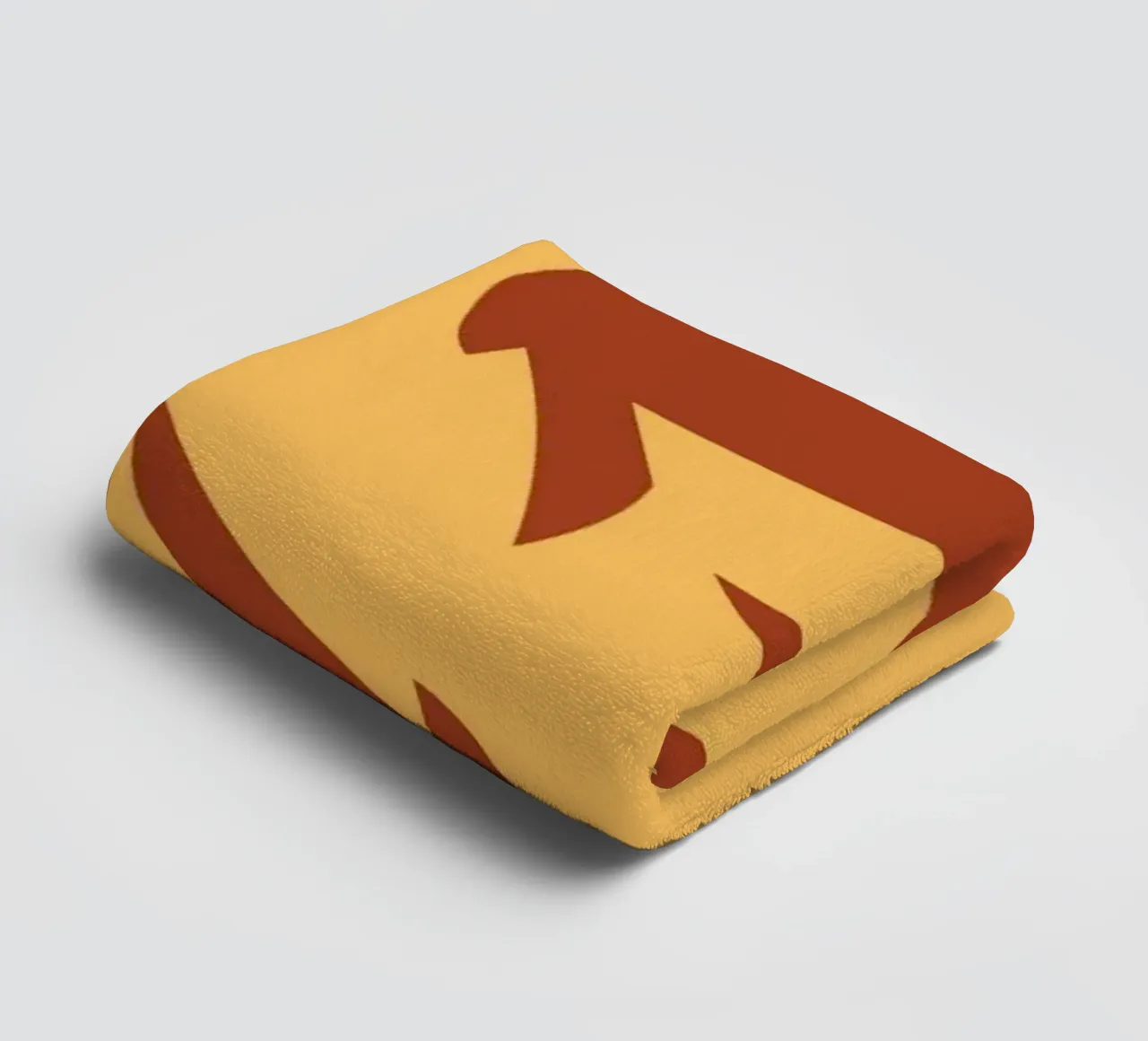 Fried chicken wings towel by Studio Fun Boy