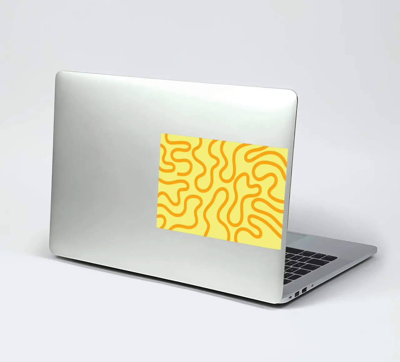 Dessin au trait fromage jaune autocollant de Studio Fun Boy