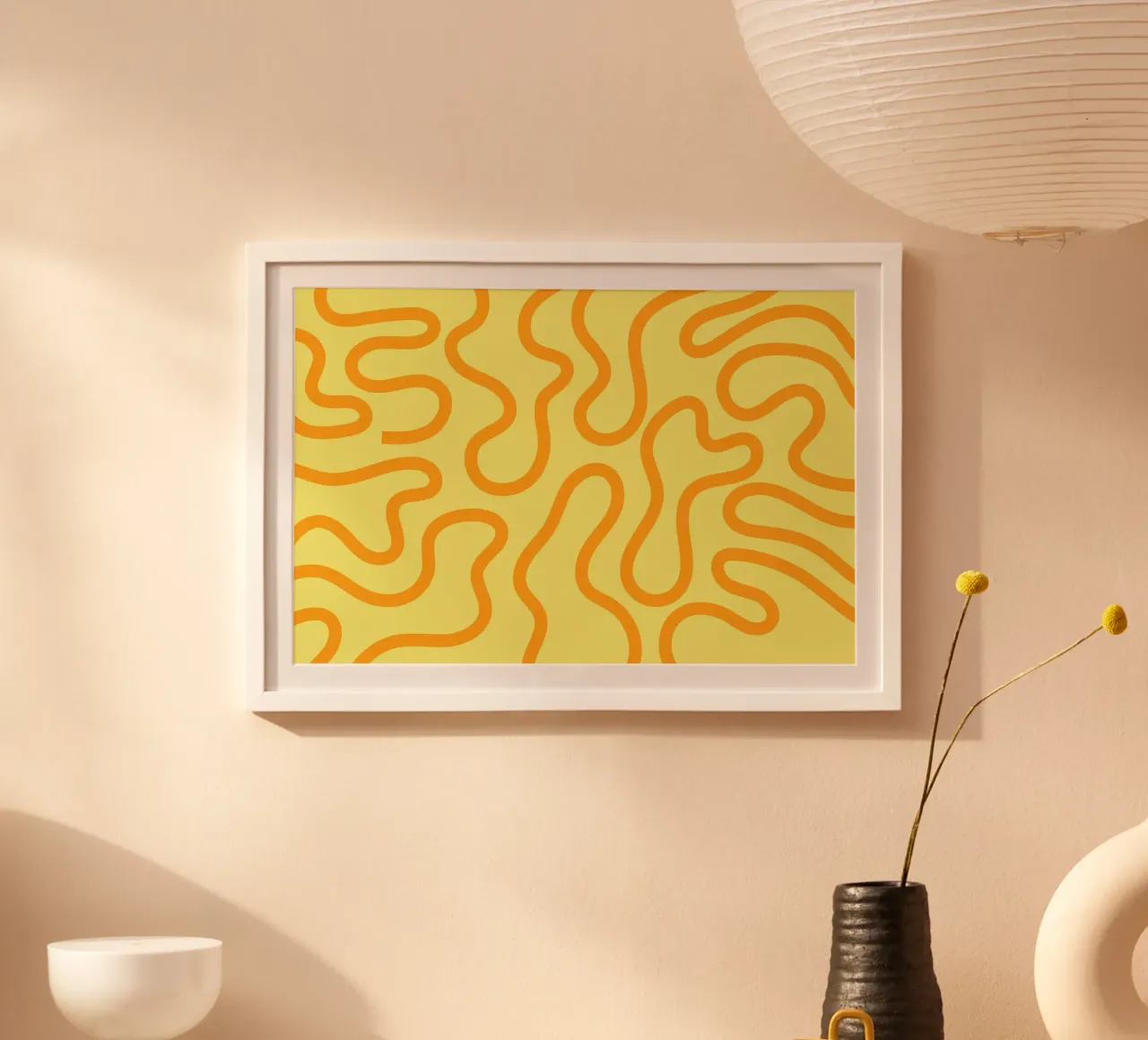 Dessin au trait fromage jaune hahnemühle de Studio Fun Boy