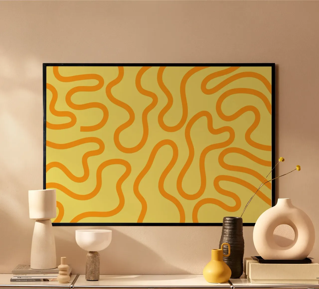 Dessin au trait fromage jaune hahnemühle de Studio Fun Boy