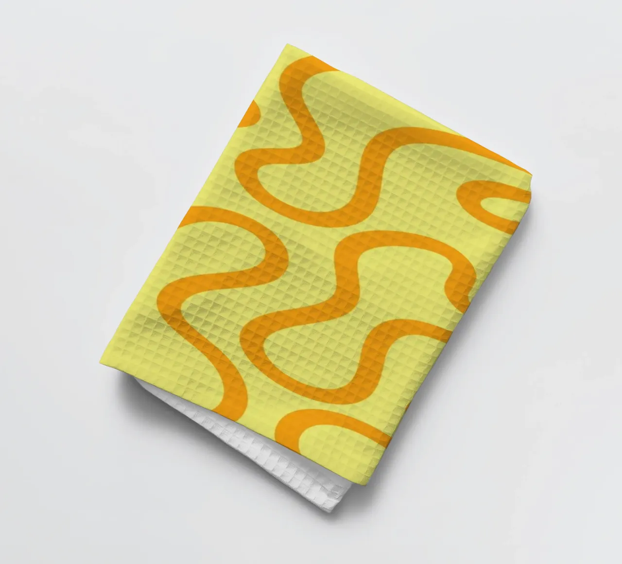 Dessin au trait fromage jaune torchon de Studio Fun Boy