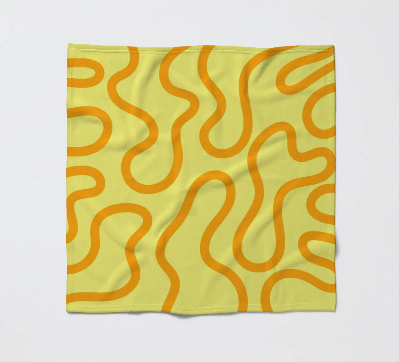 Line art formaggio giallo coperta in pile da Studio Fun Boy