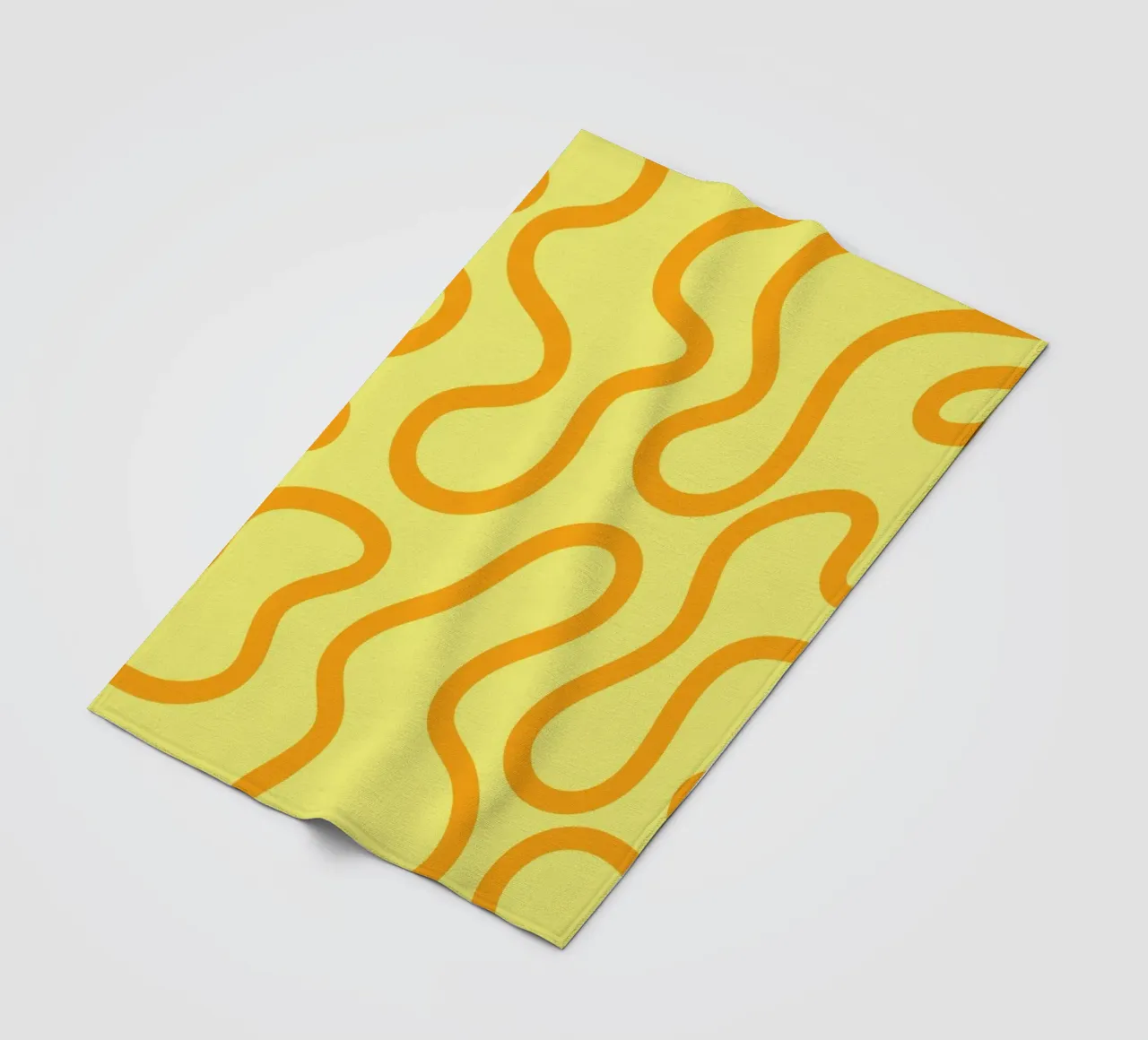 Line art formaggio giallo coperta in pile da Studio Fun Boy