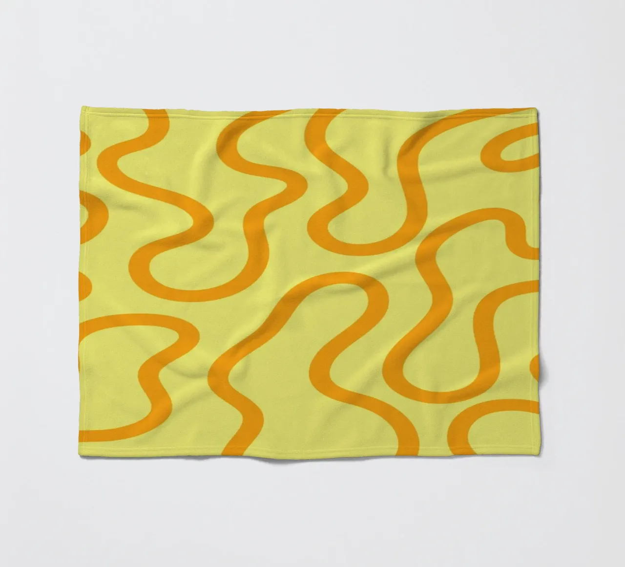 Line art formaggio giallo coperta in pile da Studio Fun Boy