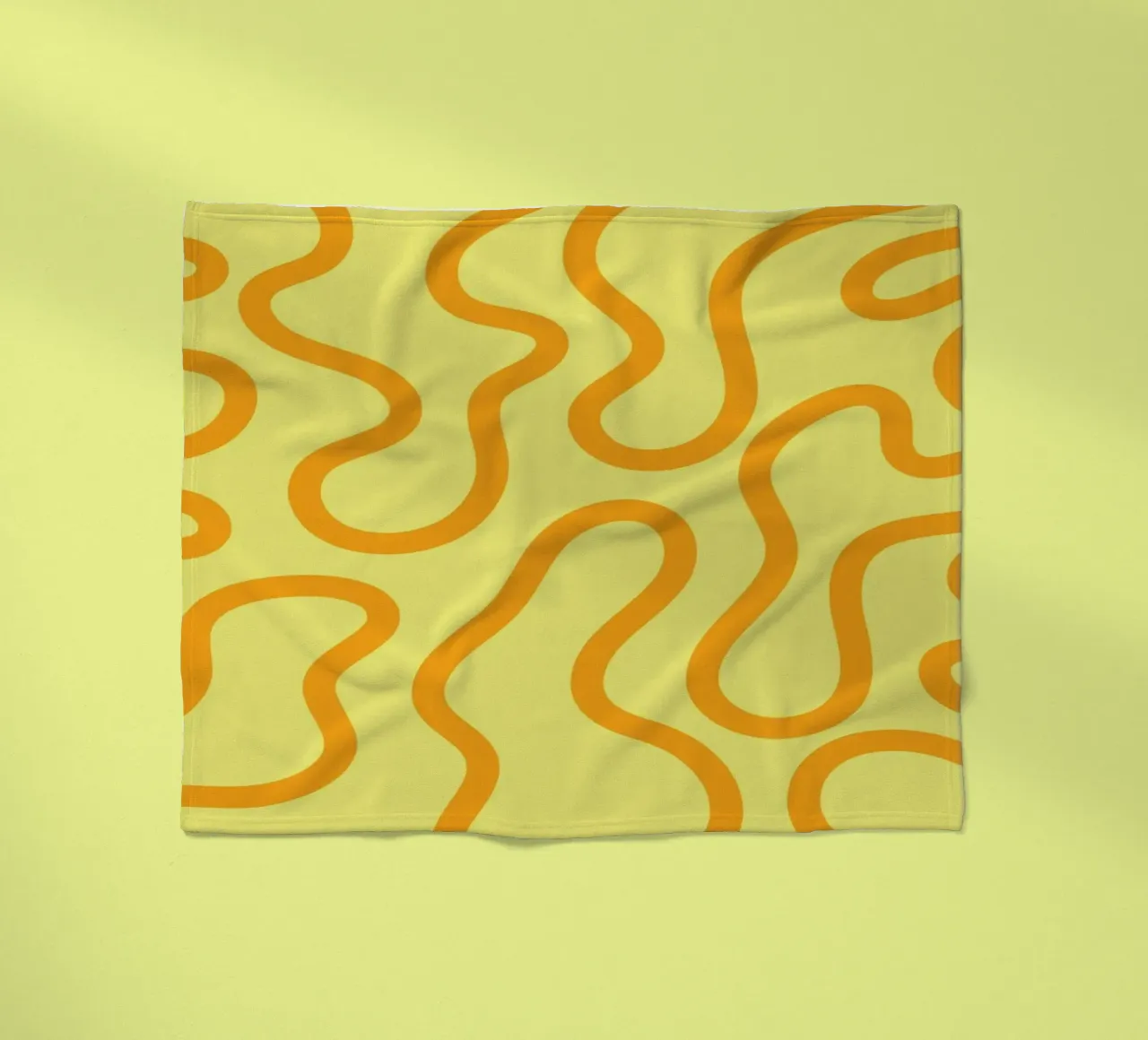 Line art formaggio giallo coperta in pile da Studio Fun Boy