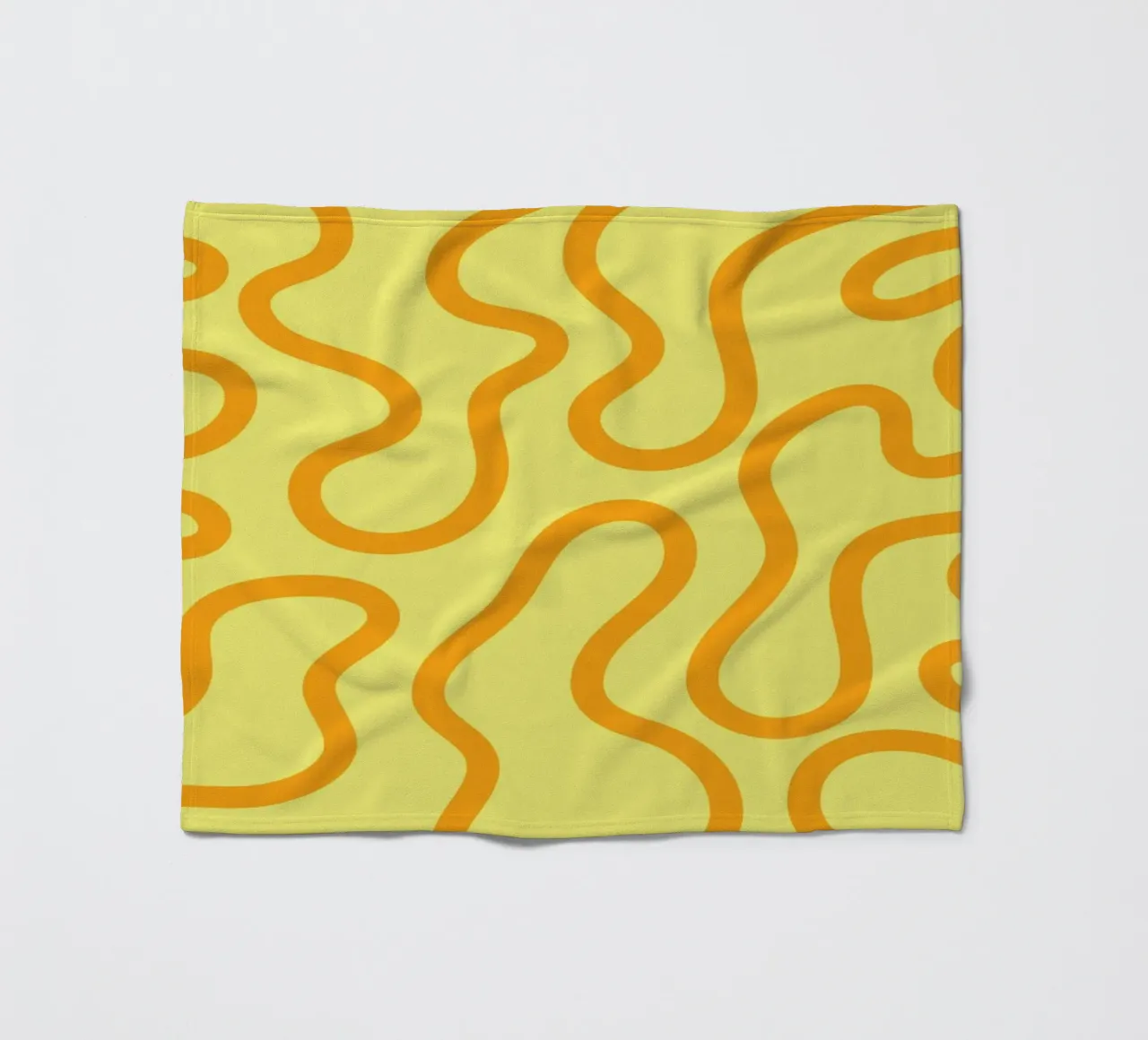 Line art formaggio giallo coperta in pile da Studio Fun Boy