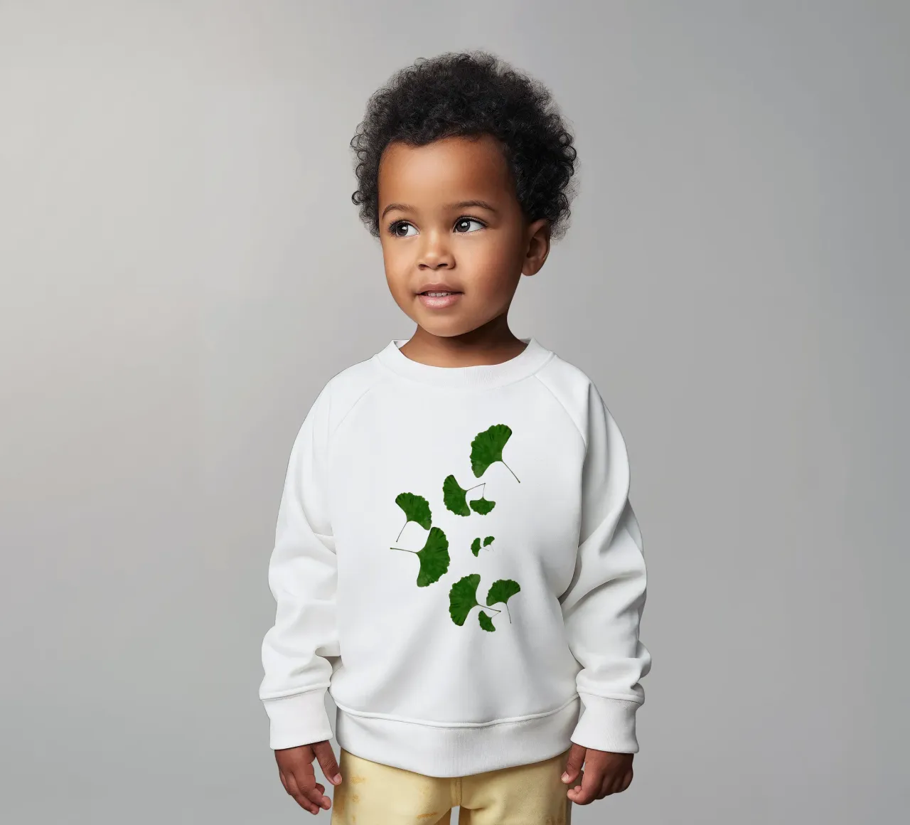 Foglie di ginkgo I felpa neonato da Orara Studio