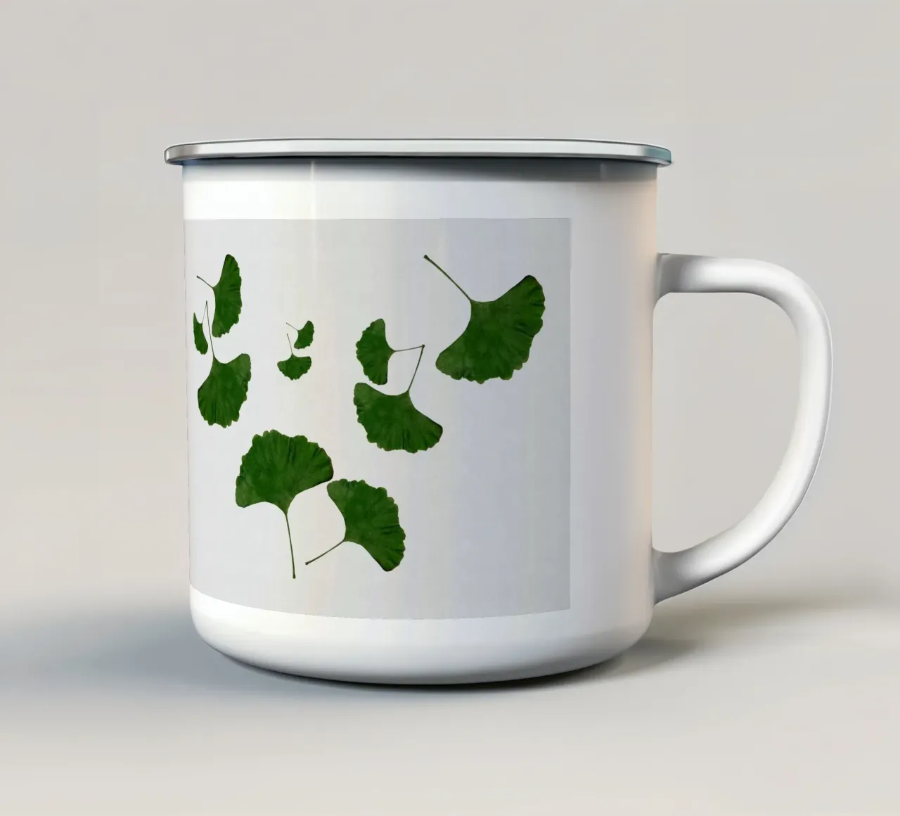 Foglie di ginkgo I tazza in smalto da Orara Studio