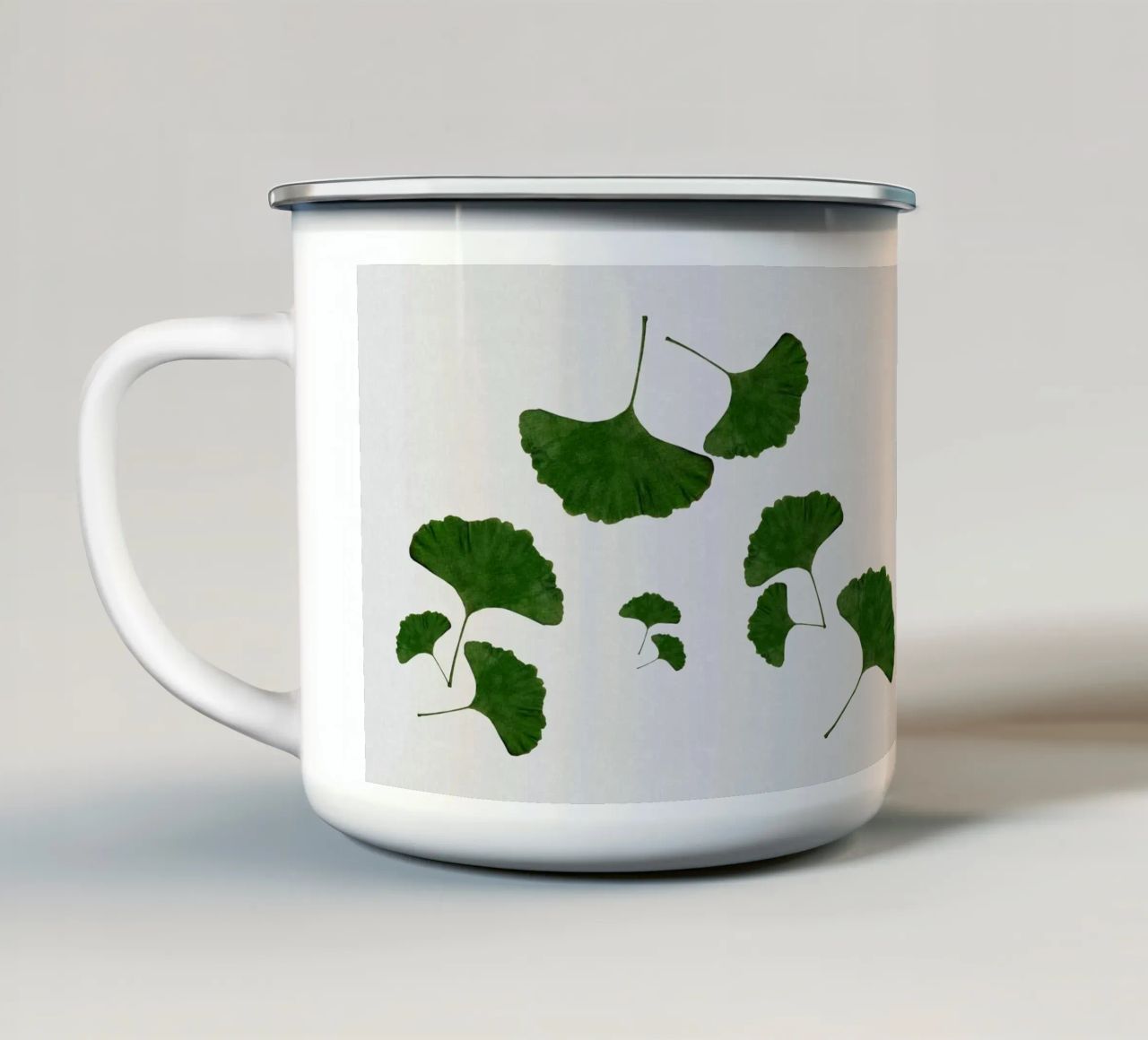 Foglie di ginkgo I tazza in smalto da Orara Studio