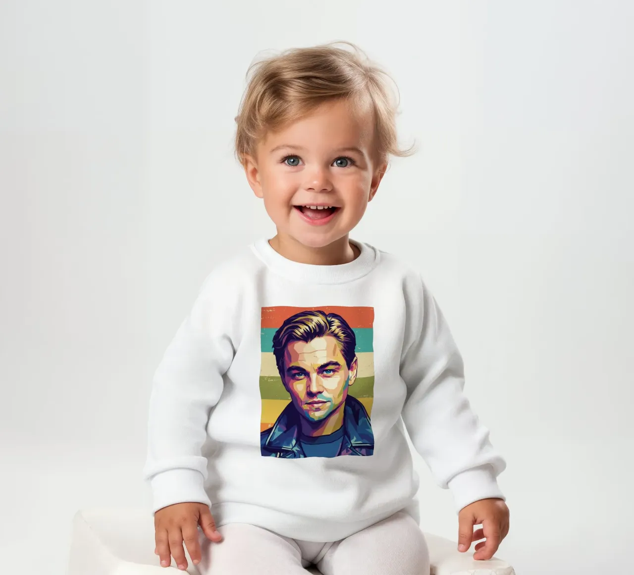 Leonardo Dicaprio 90s felpa neonato da Hantamrata