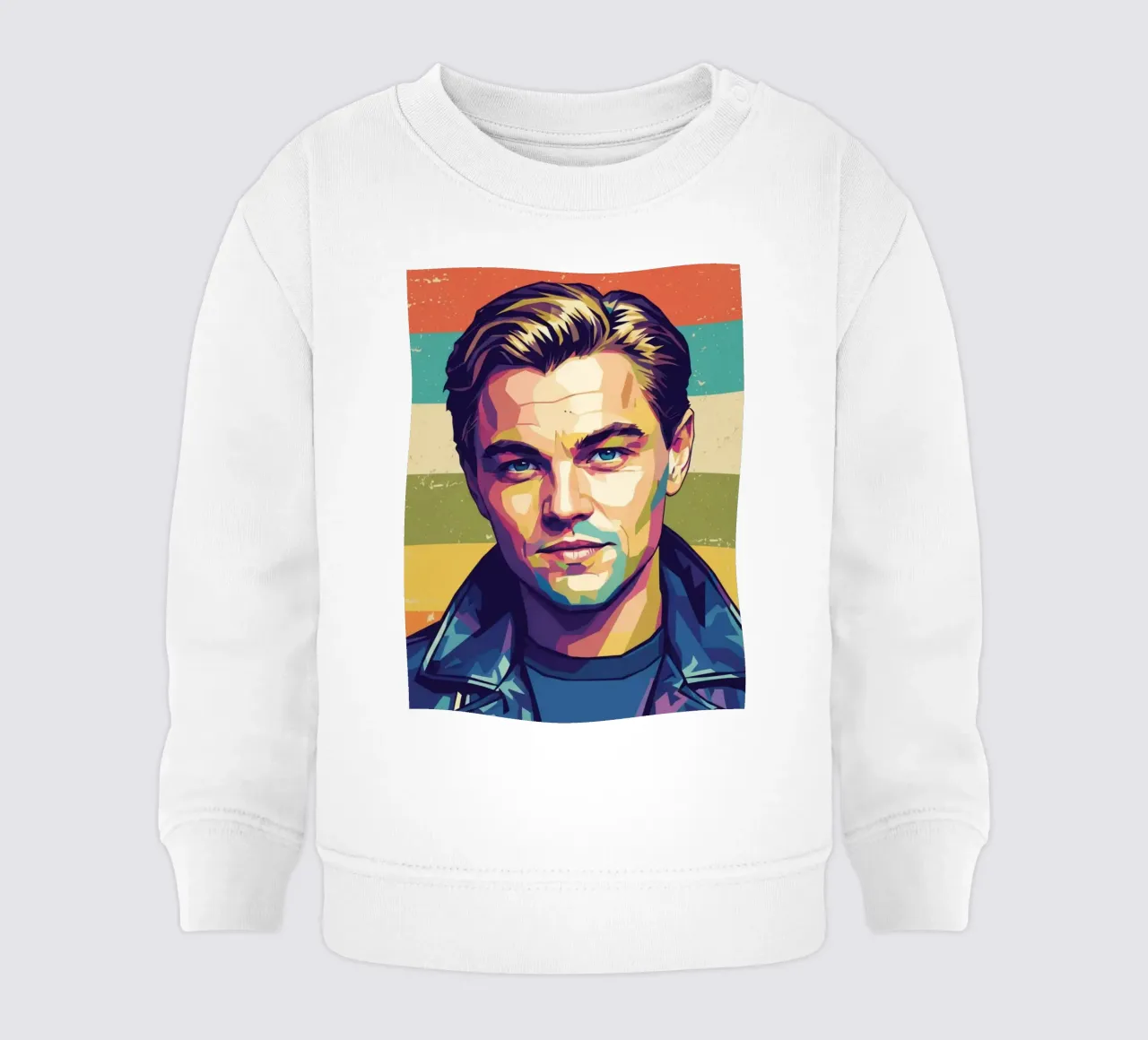 Leonardo Dicaprio 90s felpa neonato da Hantamrata