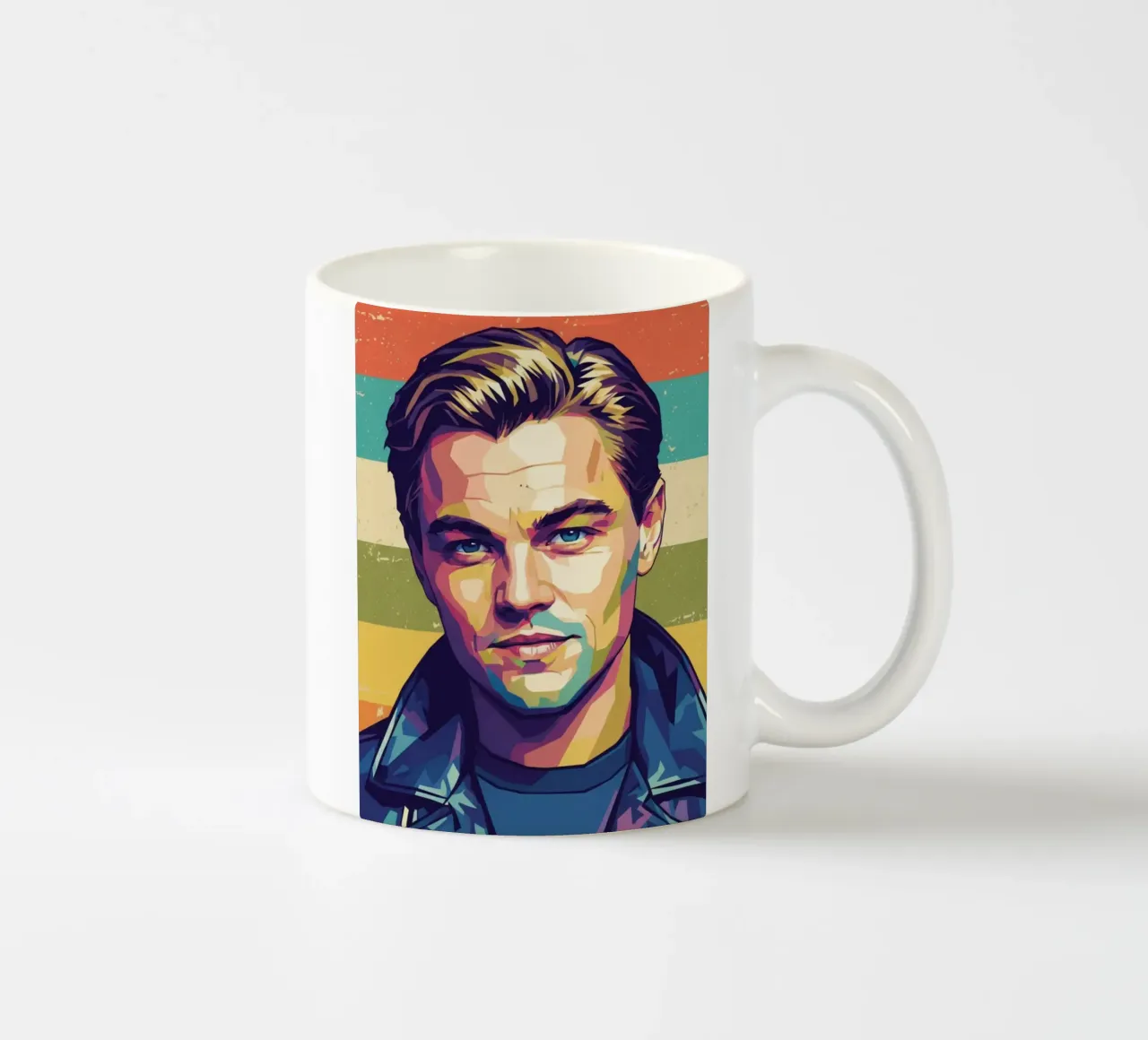 Leonardo Dicaprio 90s tazza in ceramica da Hantamrata