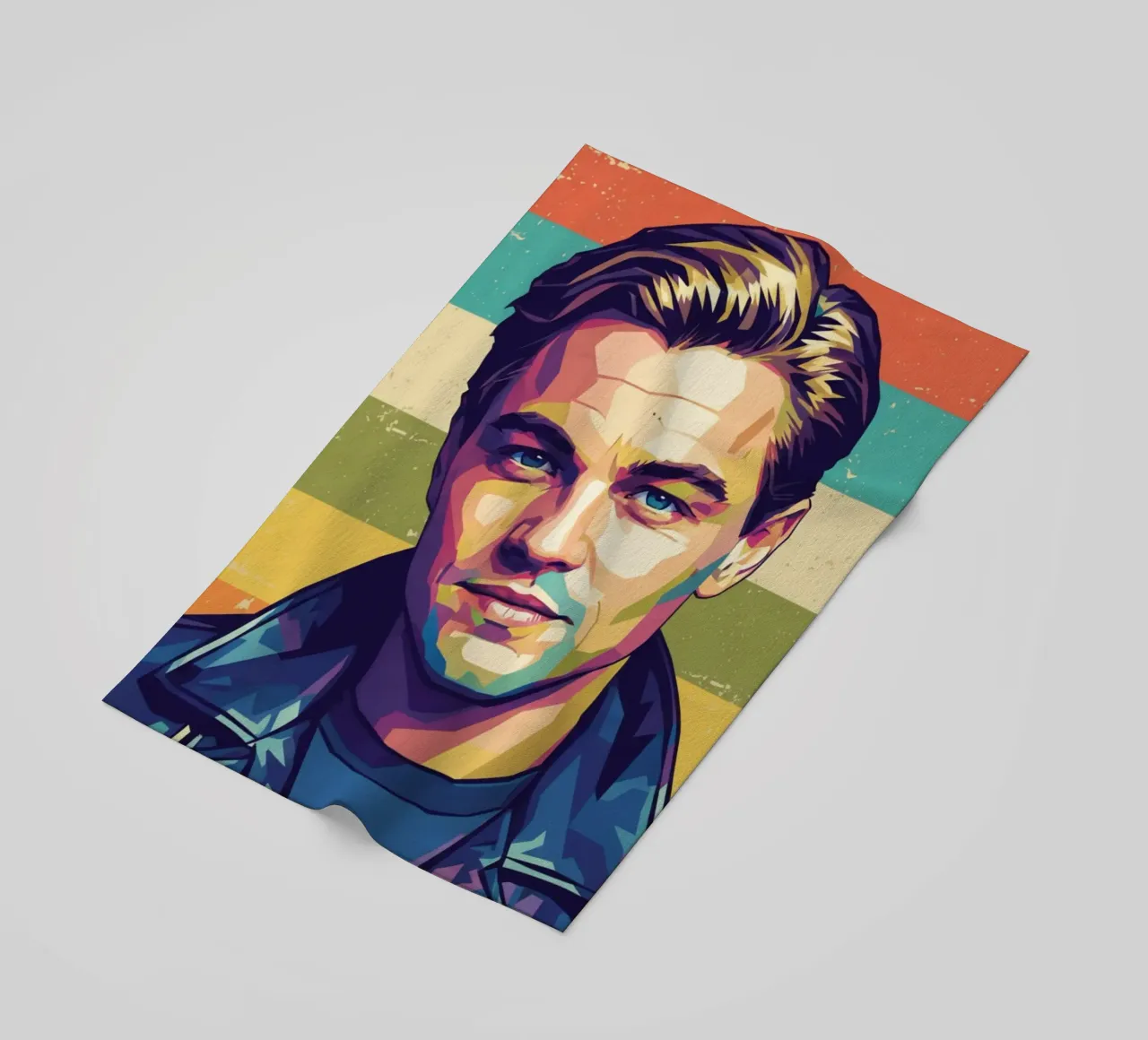Leonardo Dicaprio 90s telo mare da Hantamrata