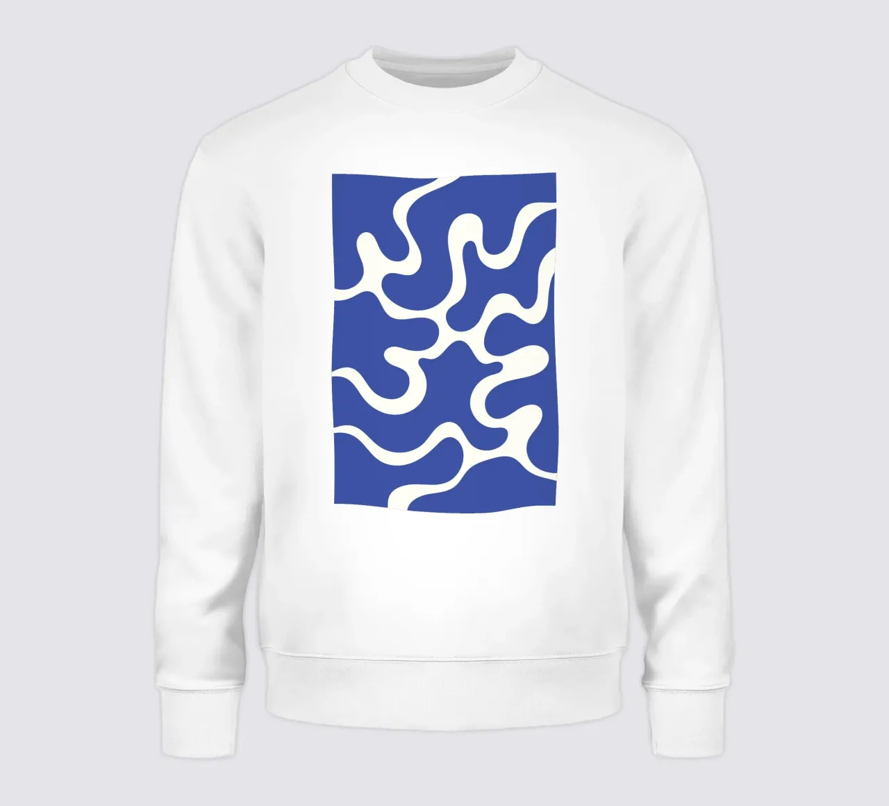 Fiume liquido blu astratto felpa da Studio Fun Boy