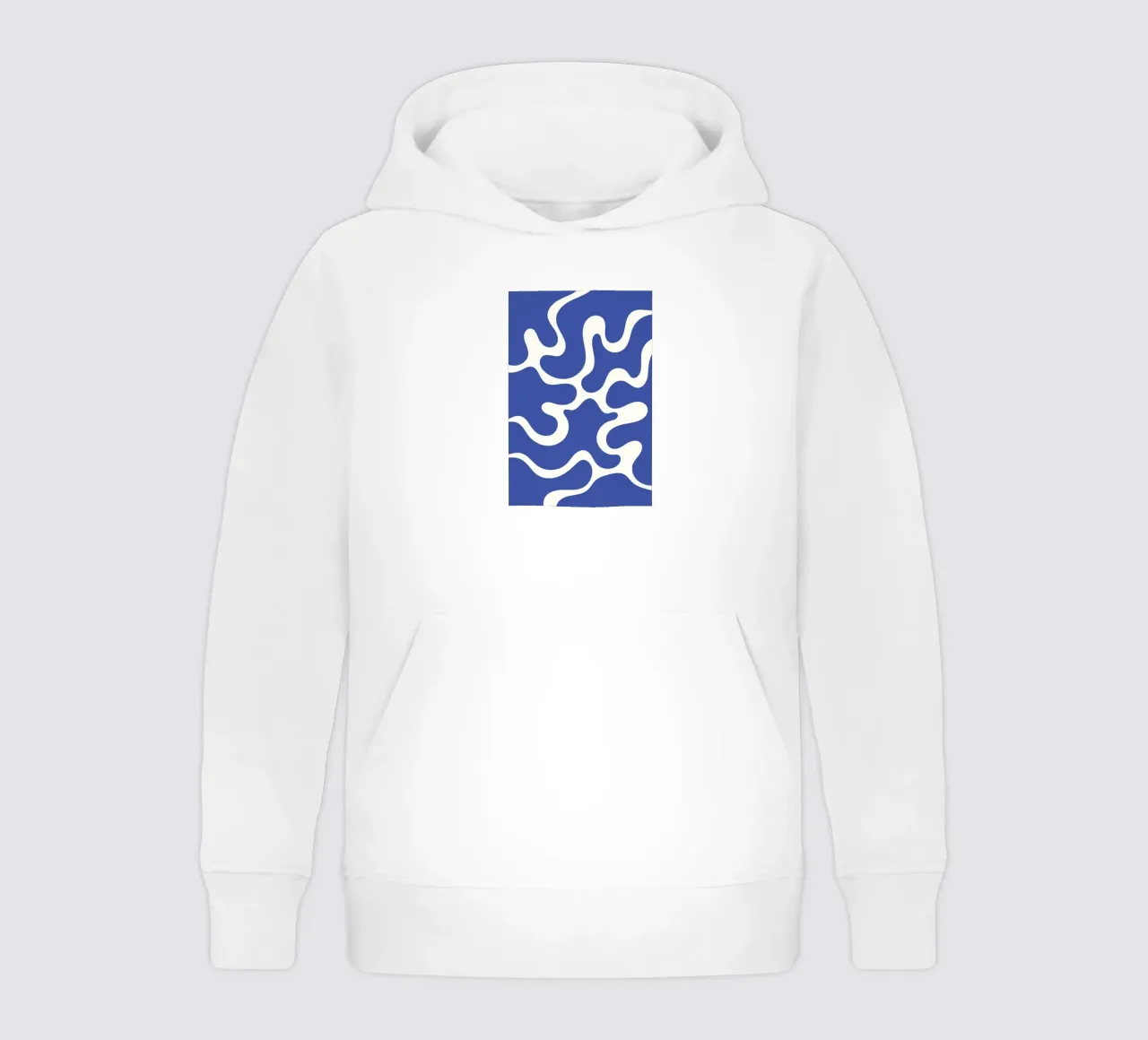 Fiume liquido blu astratto felpa bambino con cappuccio da Studio Fun Boy