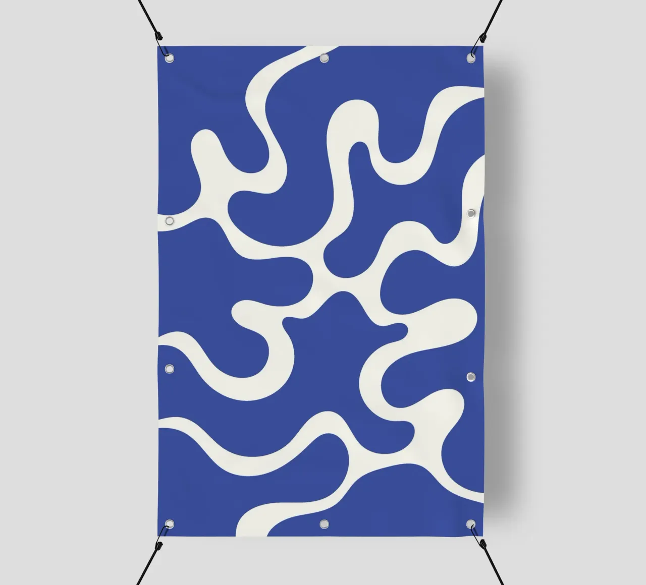 Fiume liquido blu astratto telo in pvc da Studio Fun Boy