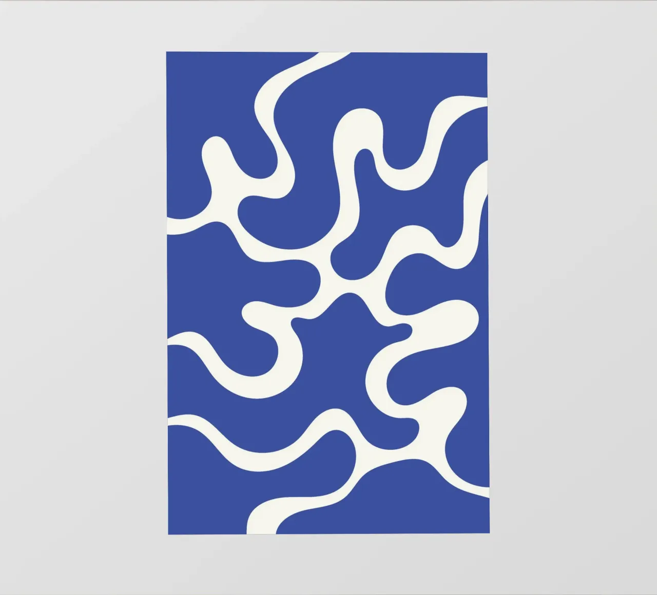Fiume liquido blu astratto telo in pvc da Studio Fun Boy
