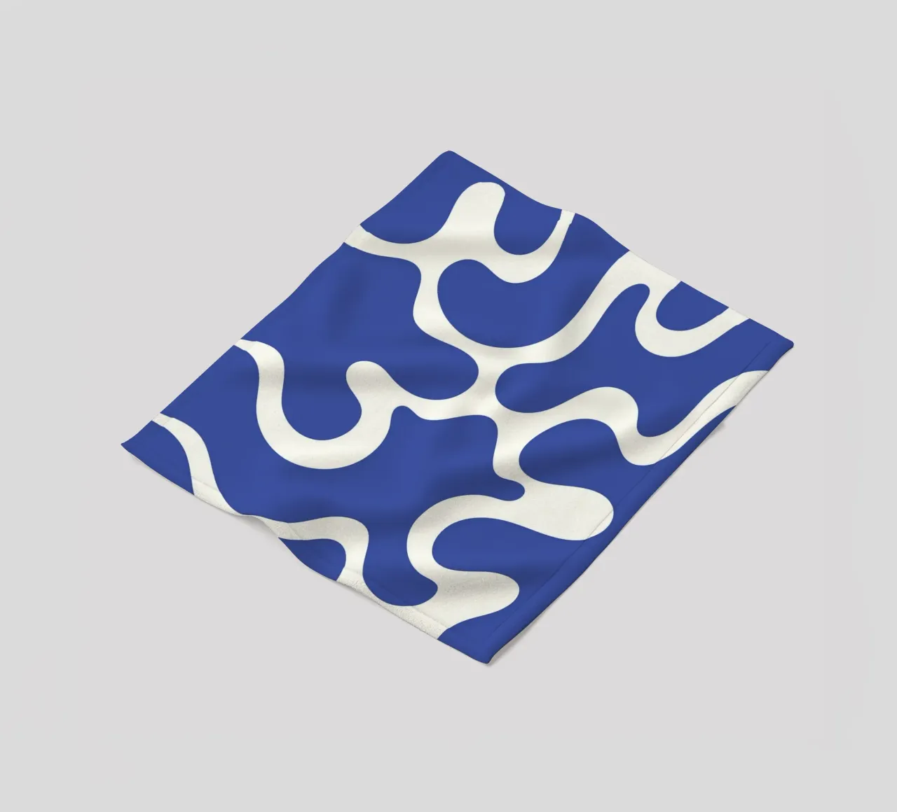 Fiume liquido blu astratto coperta in pile da Studio Fun Boy