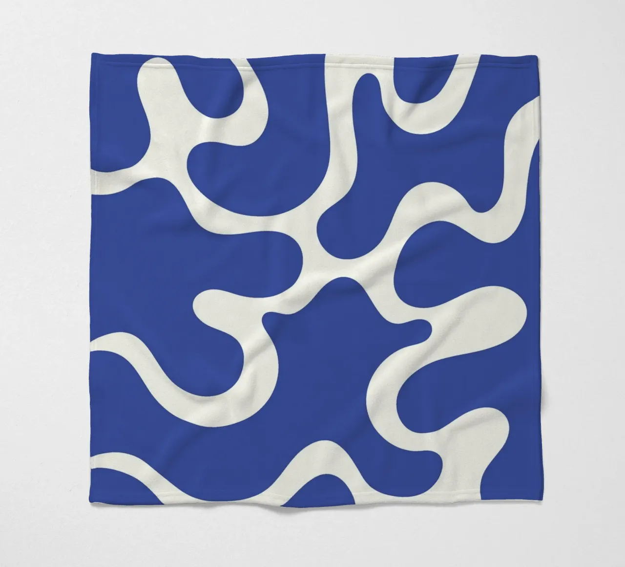 Fiume liquido blu astratto coperta in pile da Studio Fun Boy
