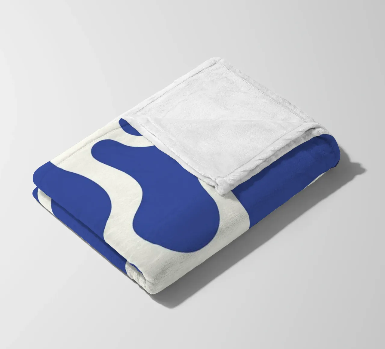 Fiume liquido blu astratto coperta in pile da Studio Fun Boy