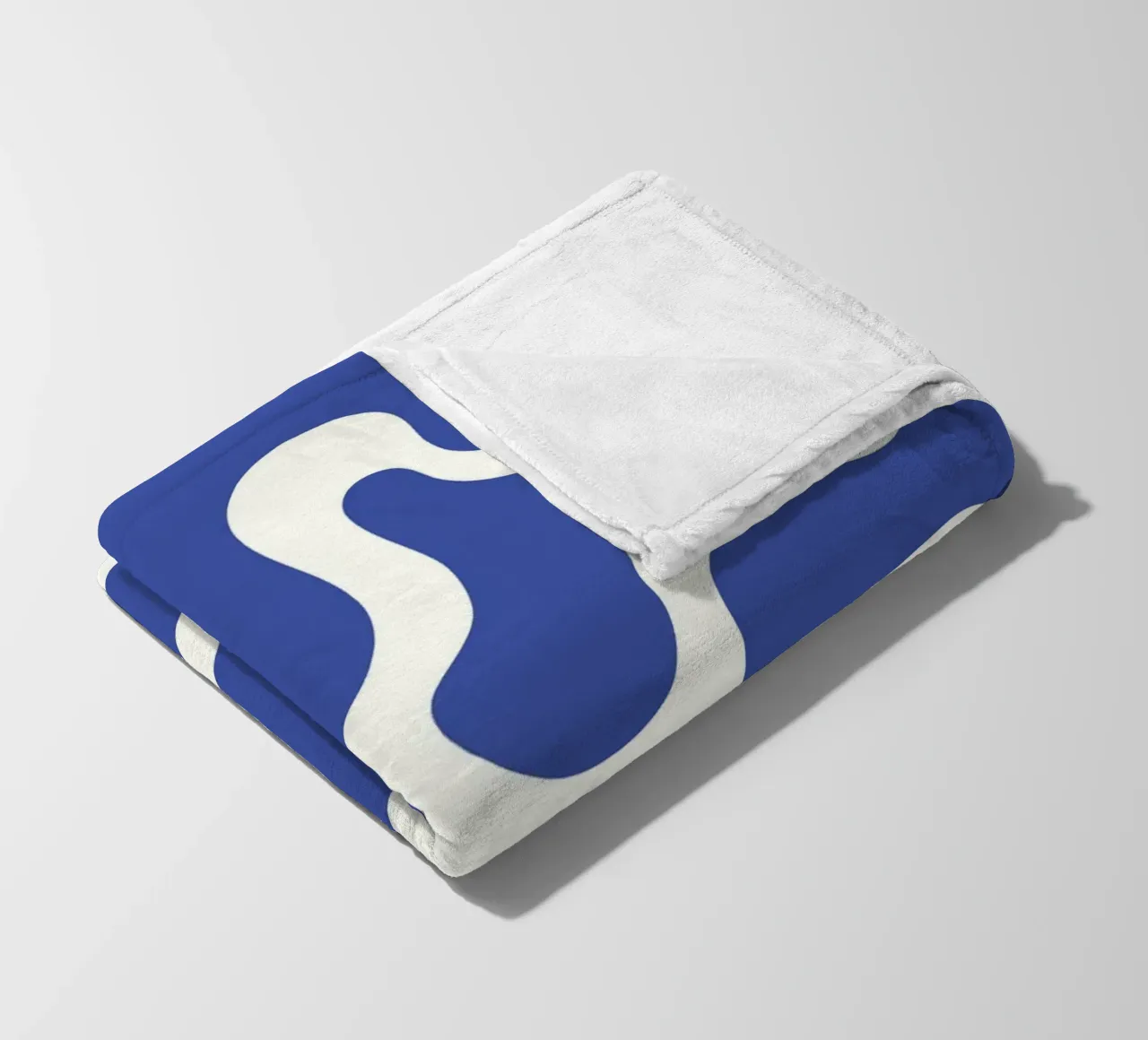 Fiume liquido blu astratto coperta in pile da Studio Fun Boy