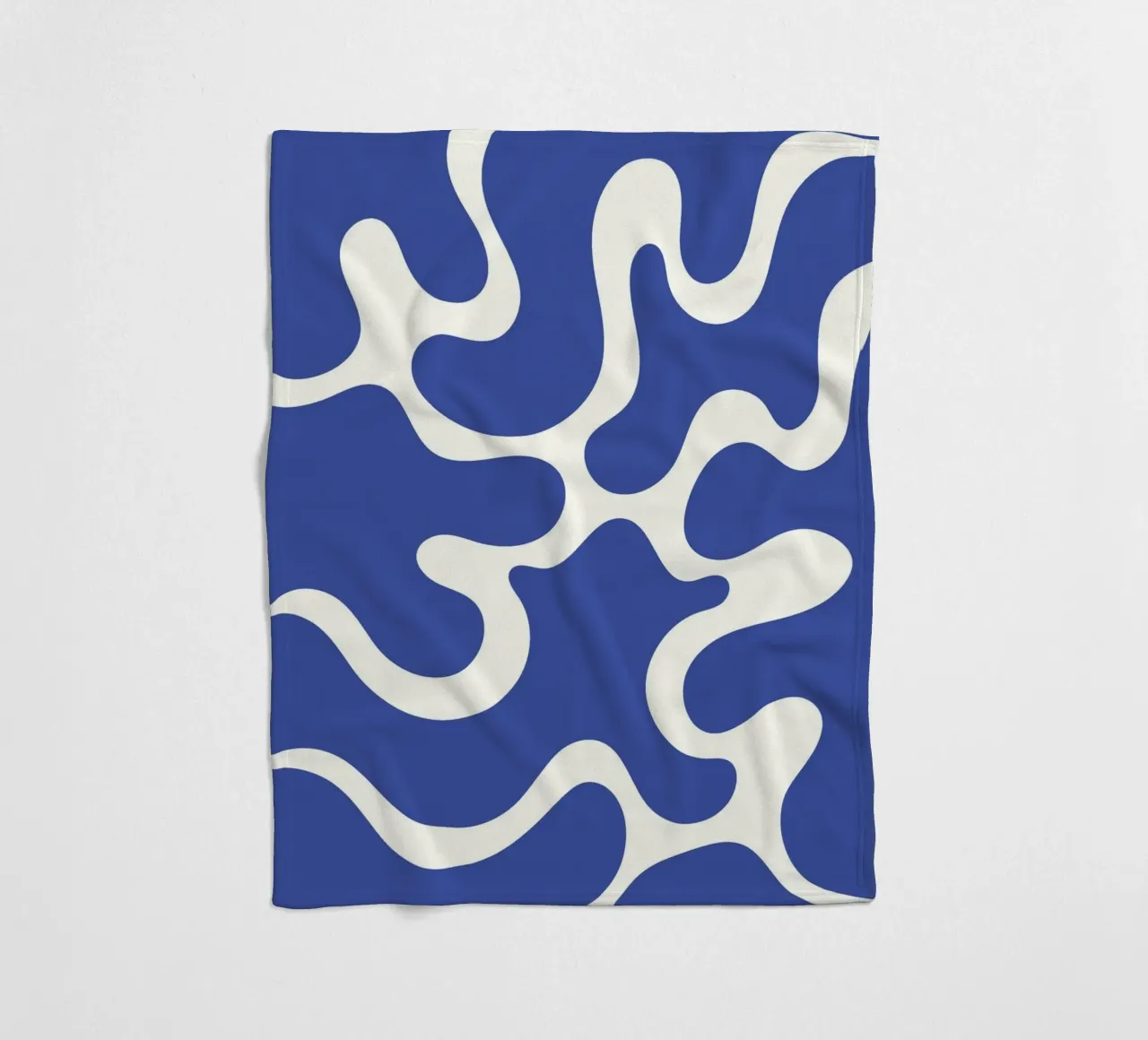 Fiume liquido blu astratto coperta in pile da Studio Fun Boy