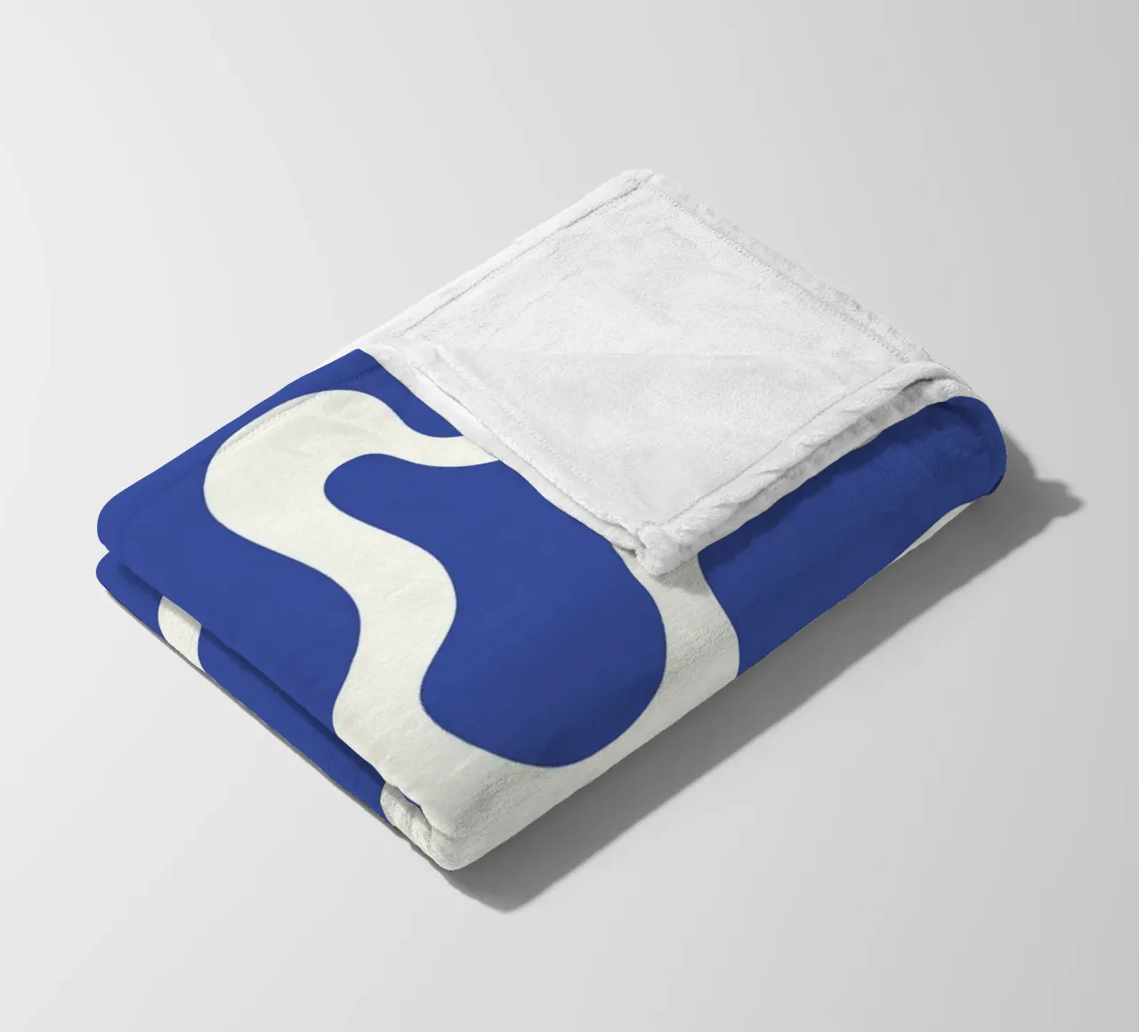Fiume liquido blu astratto coperta in pile da Studio Fun Boy