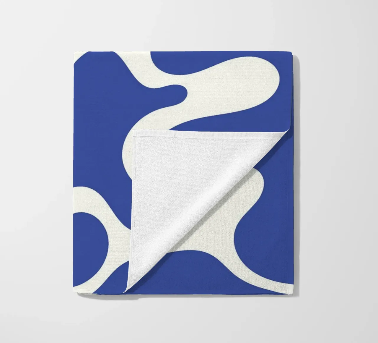 Fiume liquido blu astratto telo mare da Studio Fun Boy
