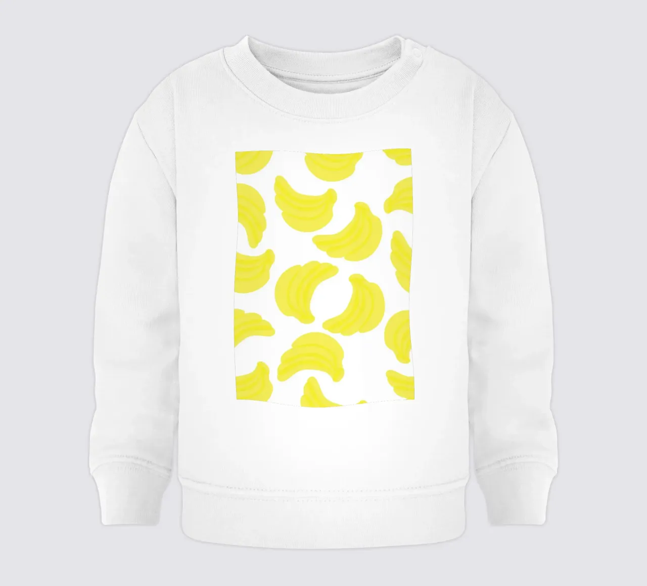 Giallo banana piatto felpa neonato da Studio Fun Boy