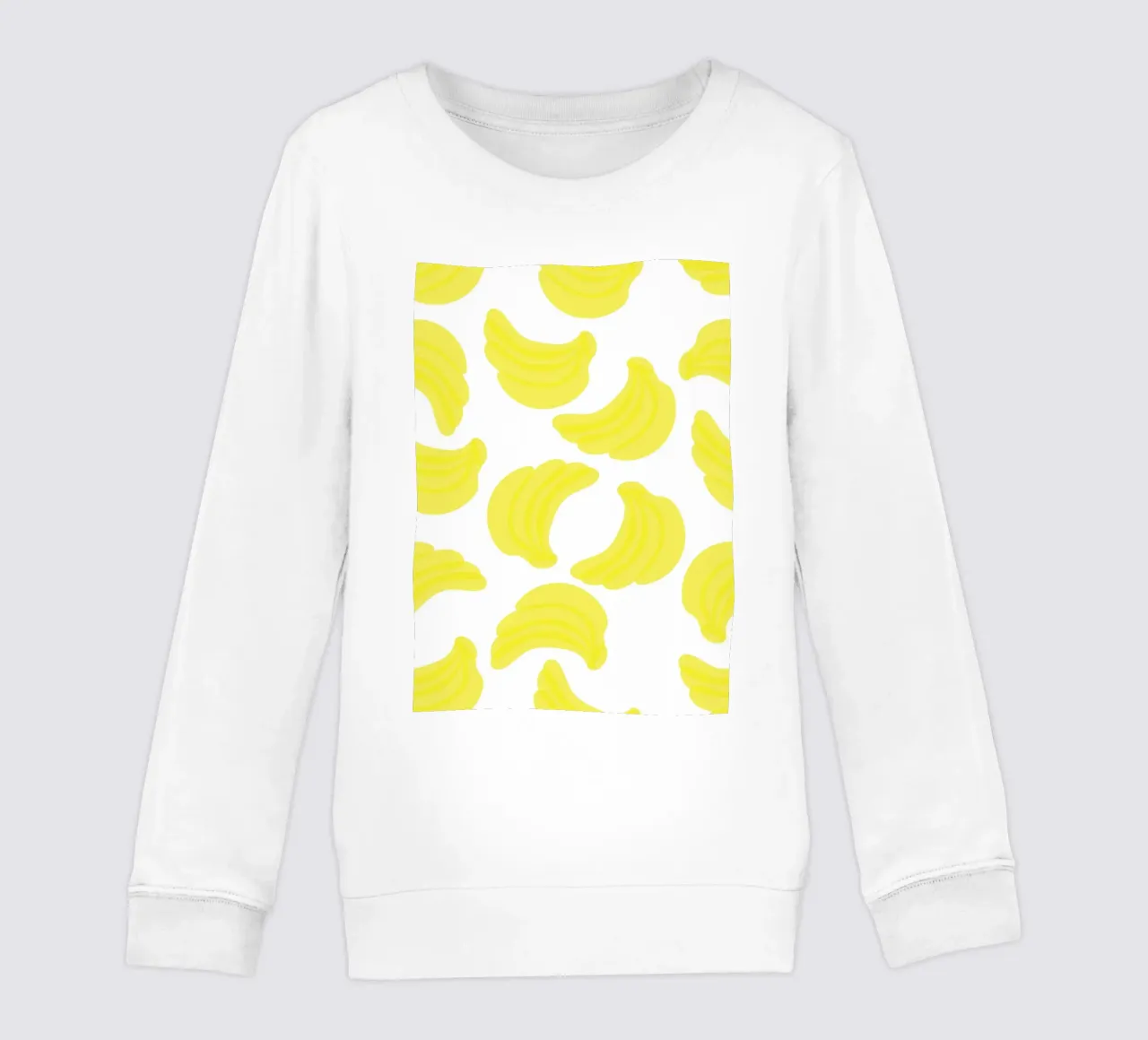 Giallo banana piatto felpa bambino da Studio Fun Boy