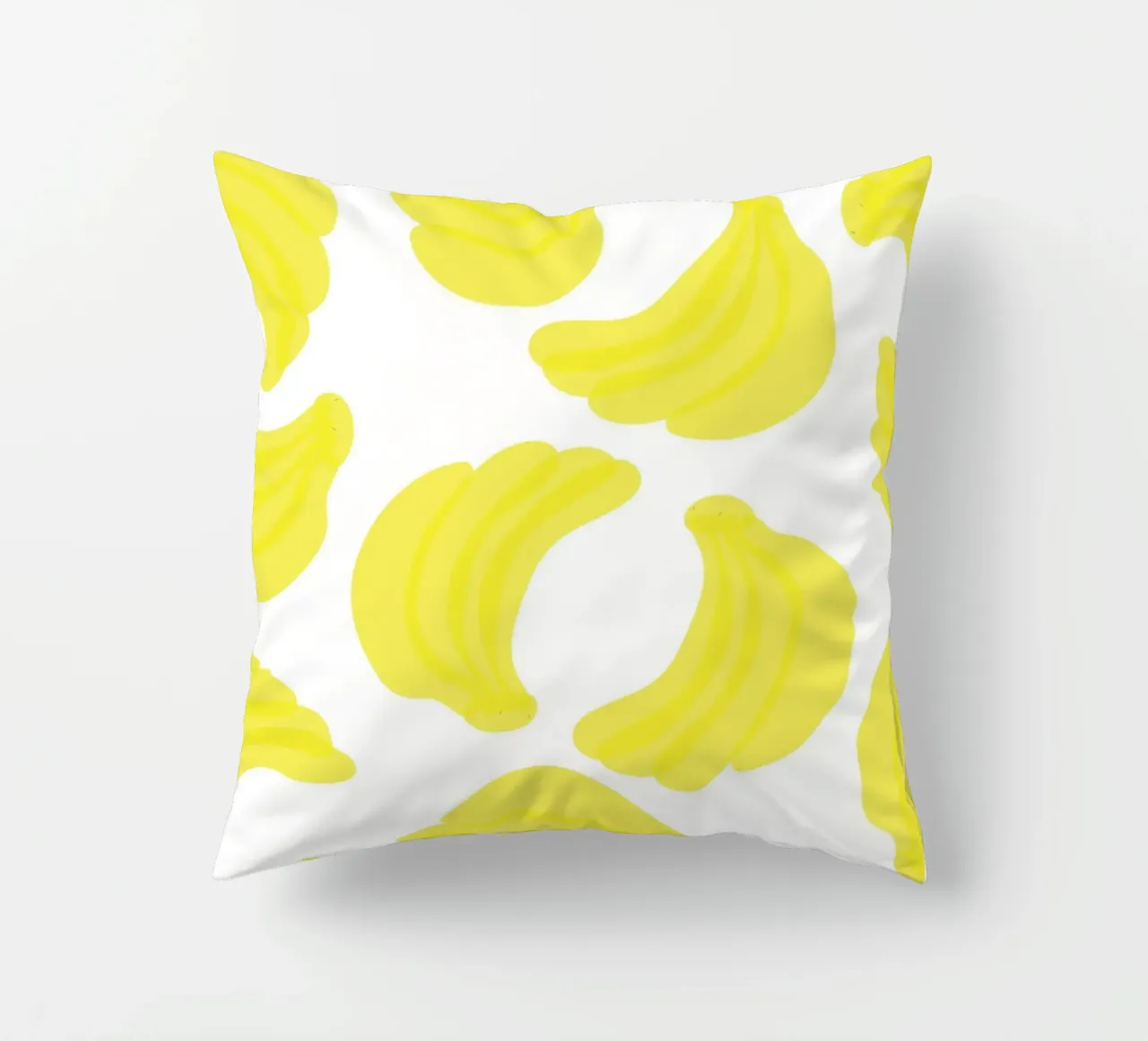 Giallo banana piatto cuscino da Studio Fun Boy