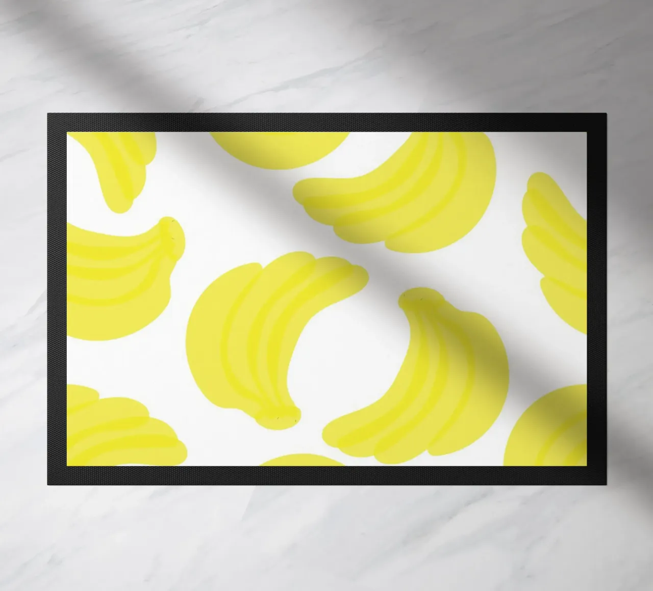 Giallo banana piatto zerbino da Studio Fun Boy
