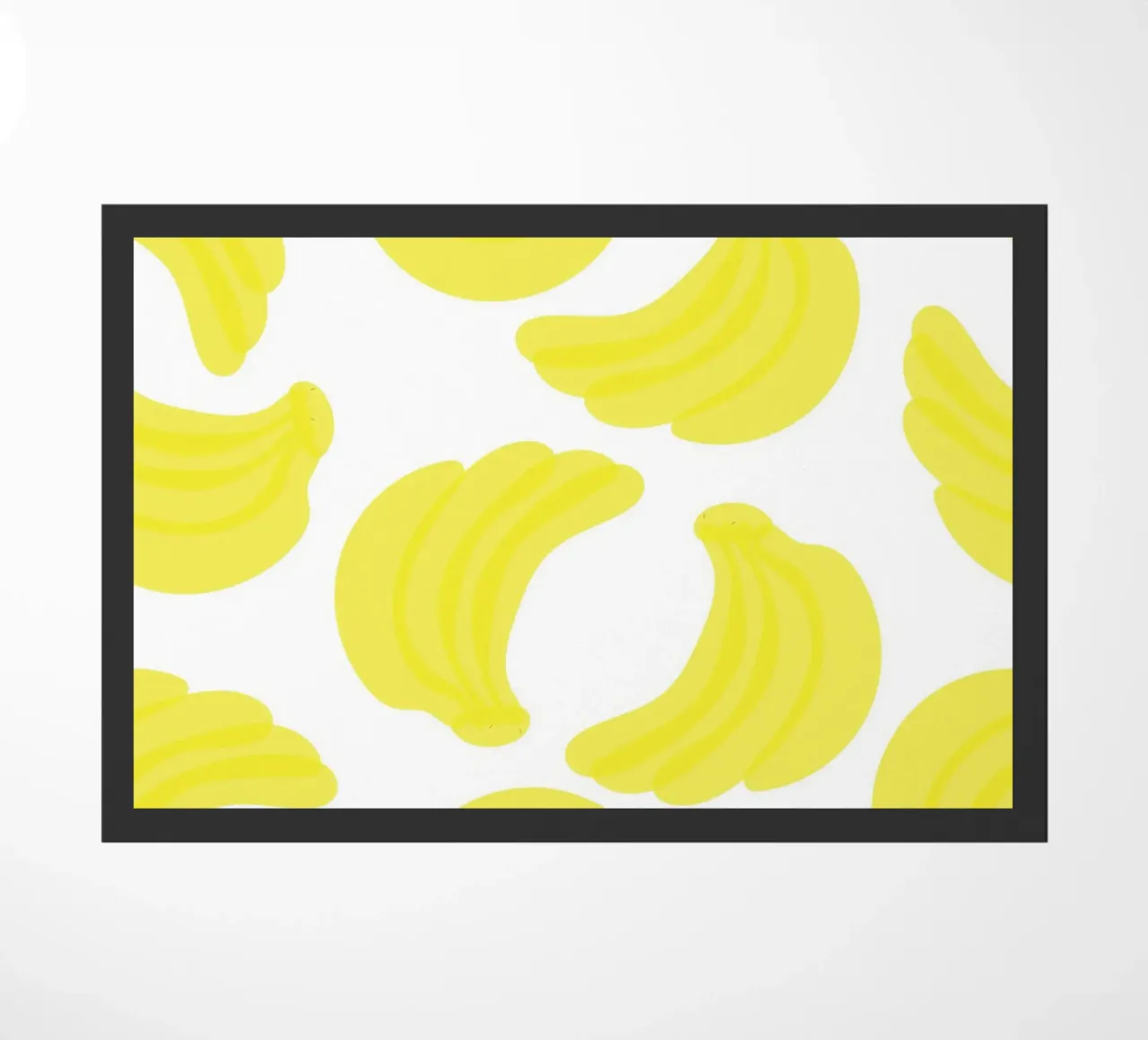 Giallo banana piatto zerbino da Studio Fun Boy