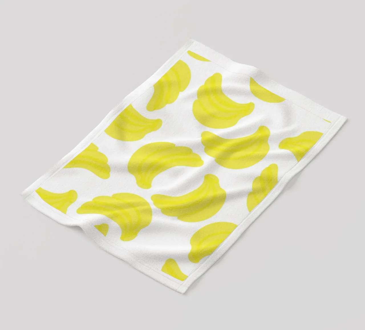 Giallo banana piatto coperta in pile da Studio Fun Boy
