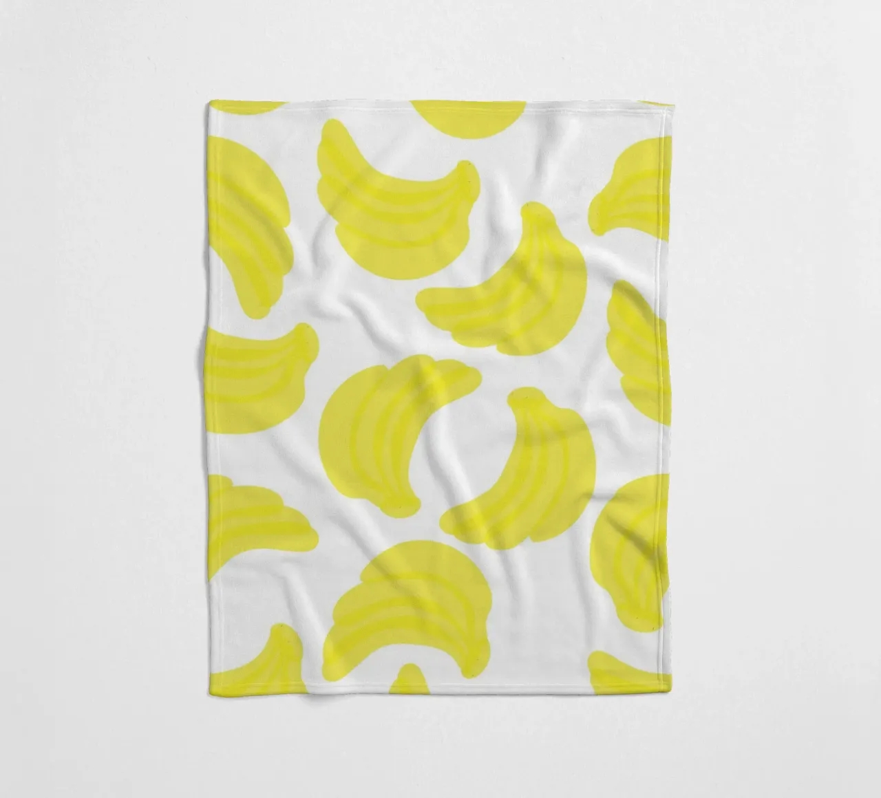 Giallo banana piatto coperta in pile da Studio Fun Boy