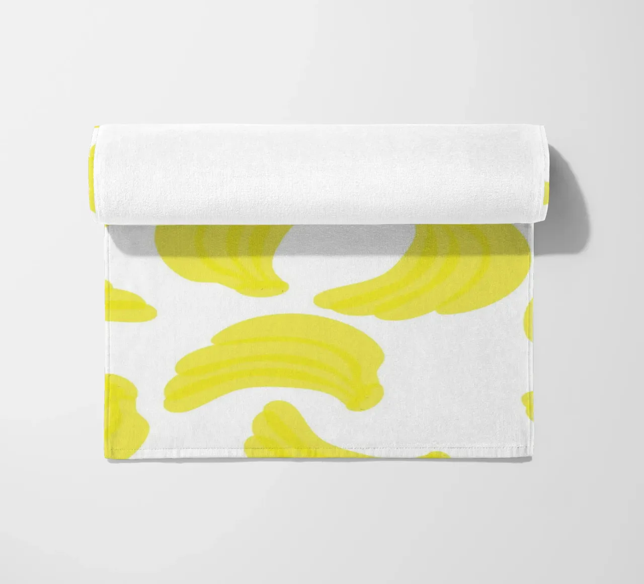 Giallo banana piatto telo mare da Studio Fun Boy