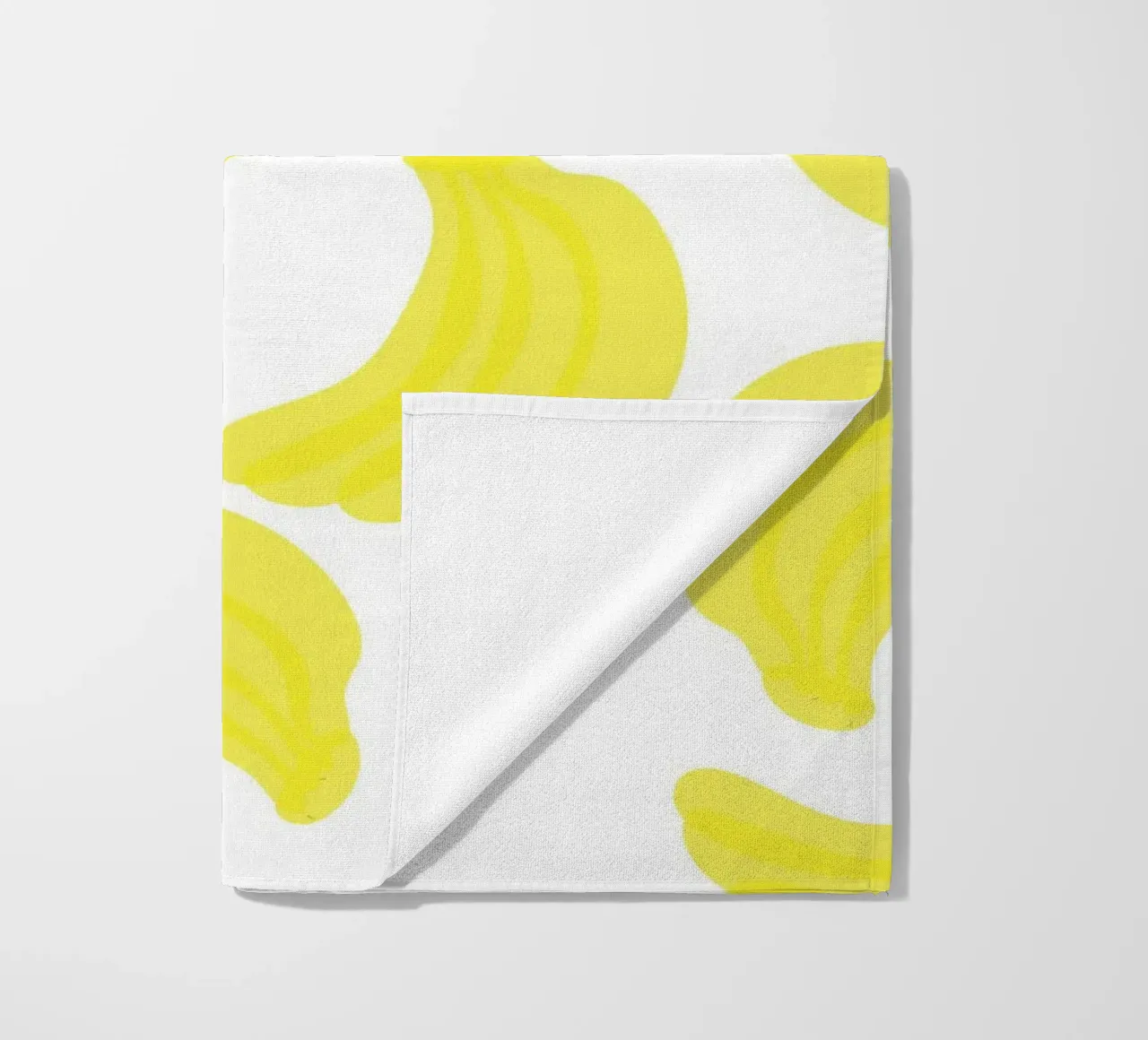 Giallo banana piatto telo mare da Studio Fun Boy