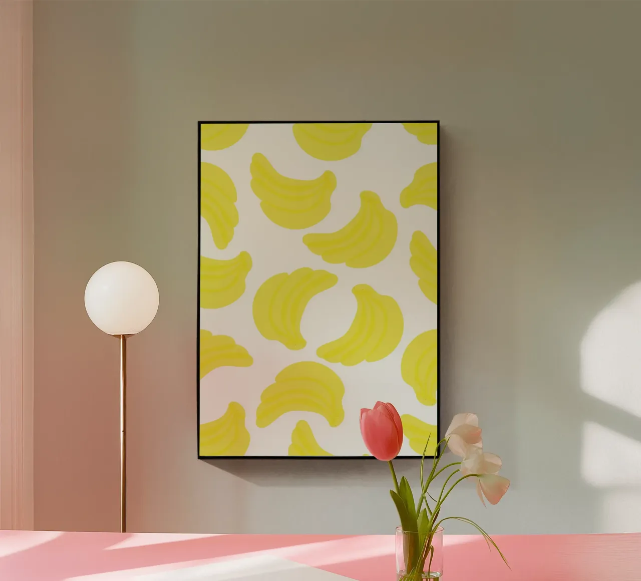 Giallo banana piatto plexiglass da Studio Fun Boy
