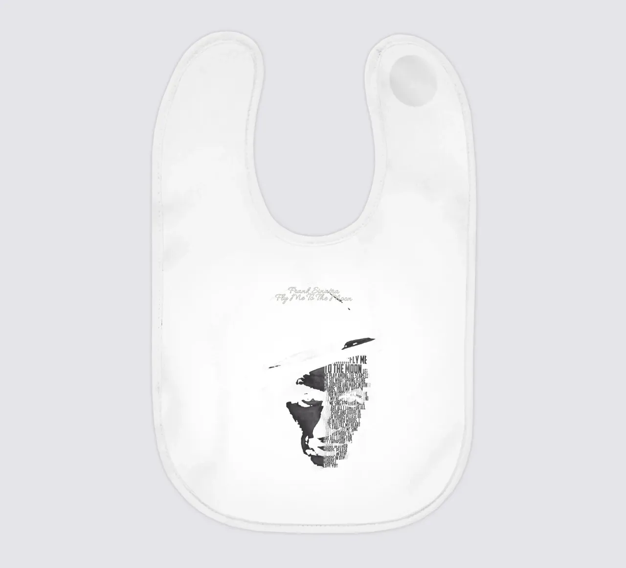 Fly Me To The Moon baby bib by Gunawan Rb