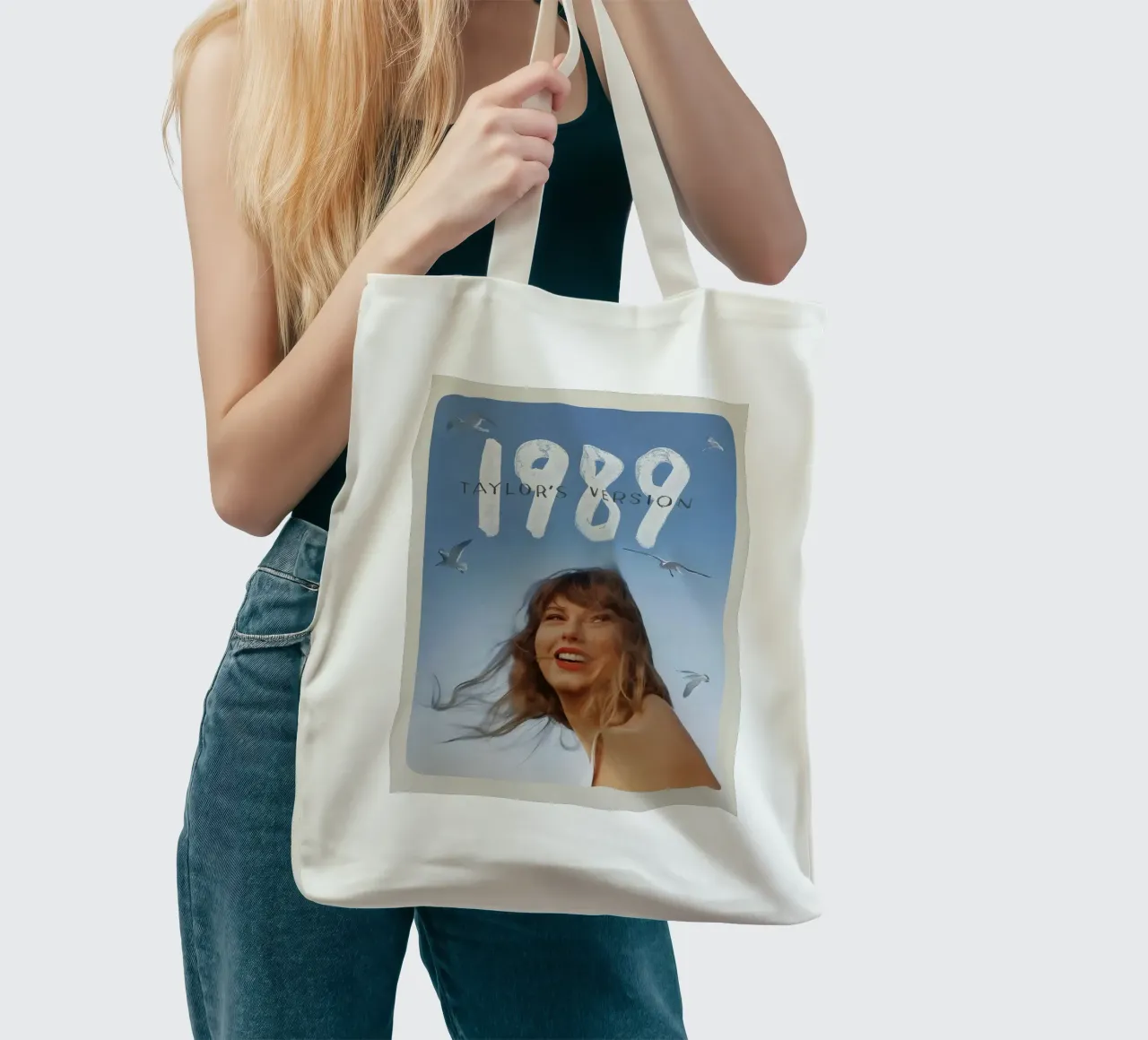 Poster dell'era d'oro di Taylor Swift borsa in juta da dfgtfdt