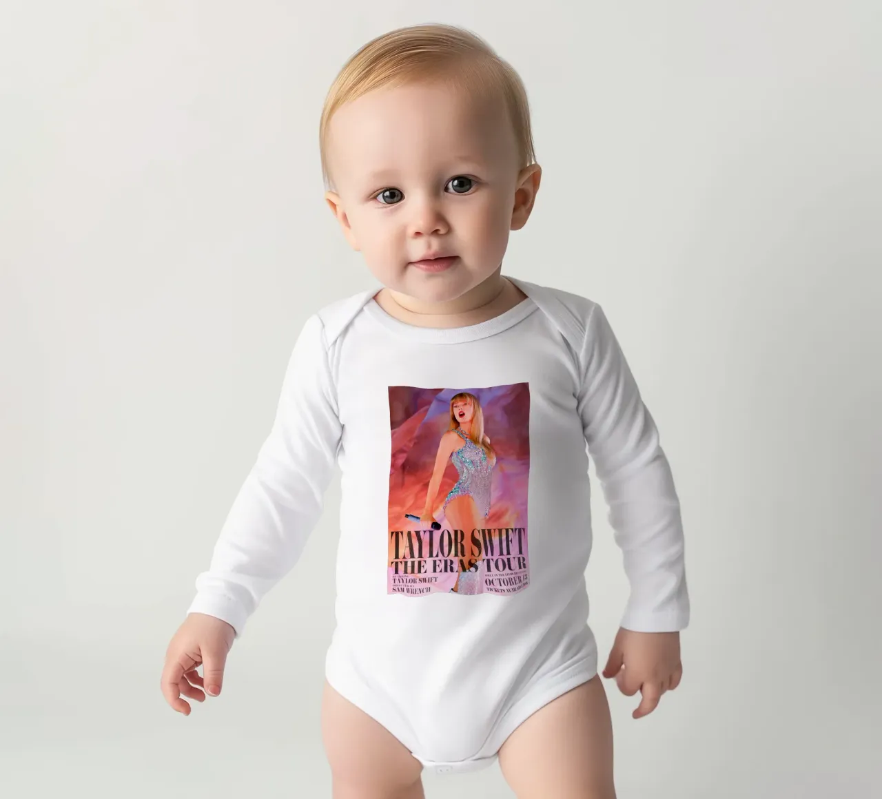 Eeuwen van emotie Poster babyrompertje lange mouwen van dfgtfdt