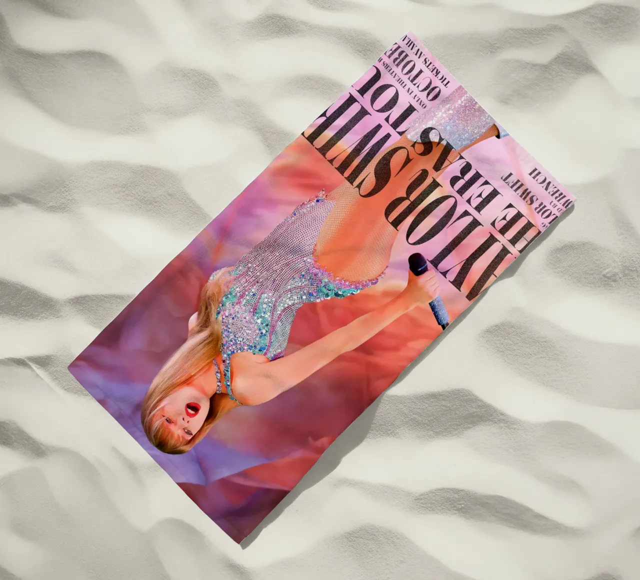 Eeuwen van emotie Poster strandhanddoek van dfgtfdt