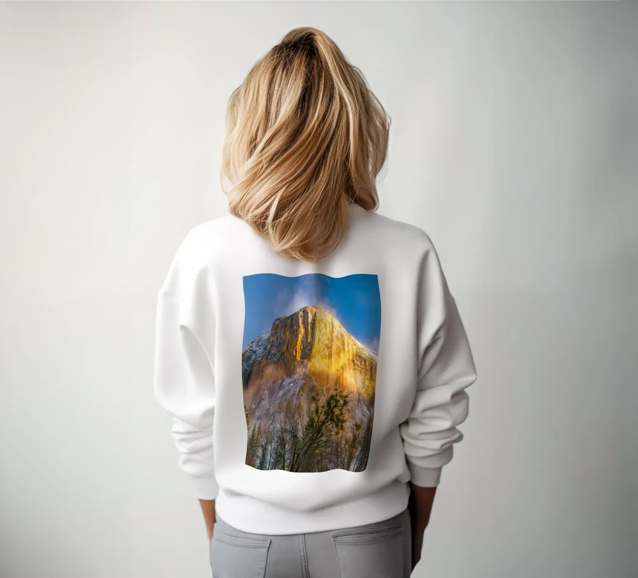 vue sur les montagnes rocheuses sweat de PASMING