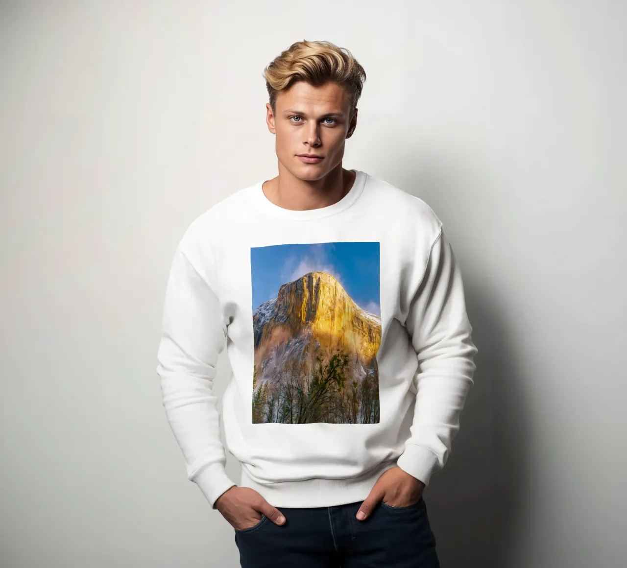 vue sur les montagnes rocheuses sweat de PASMING