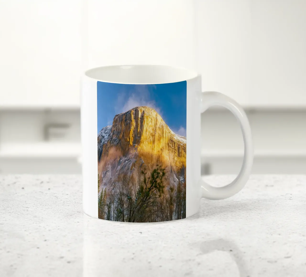 vue sur les montagnes rocheuses mug en céramique de PASMING
