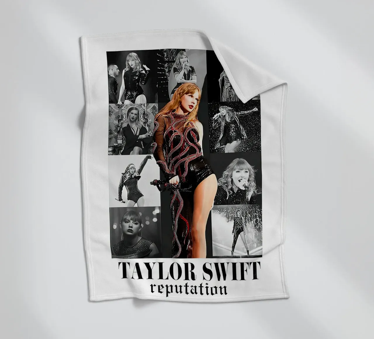 Poster dell'anima poetica di Taylor Swift coperta in pile da dfgtfdt
